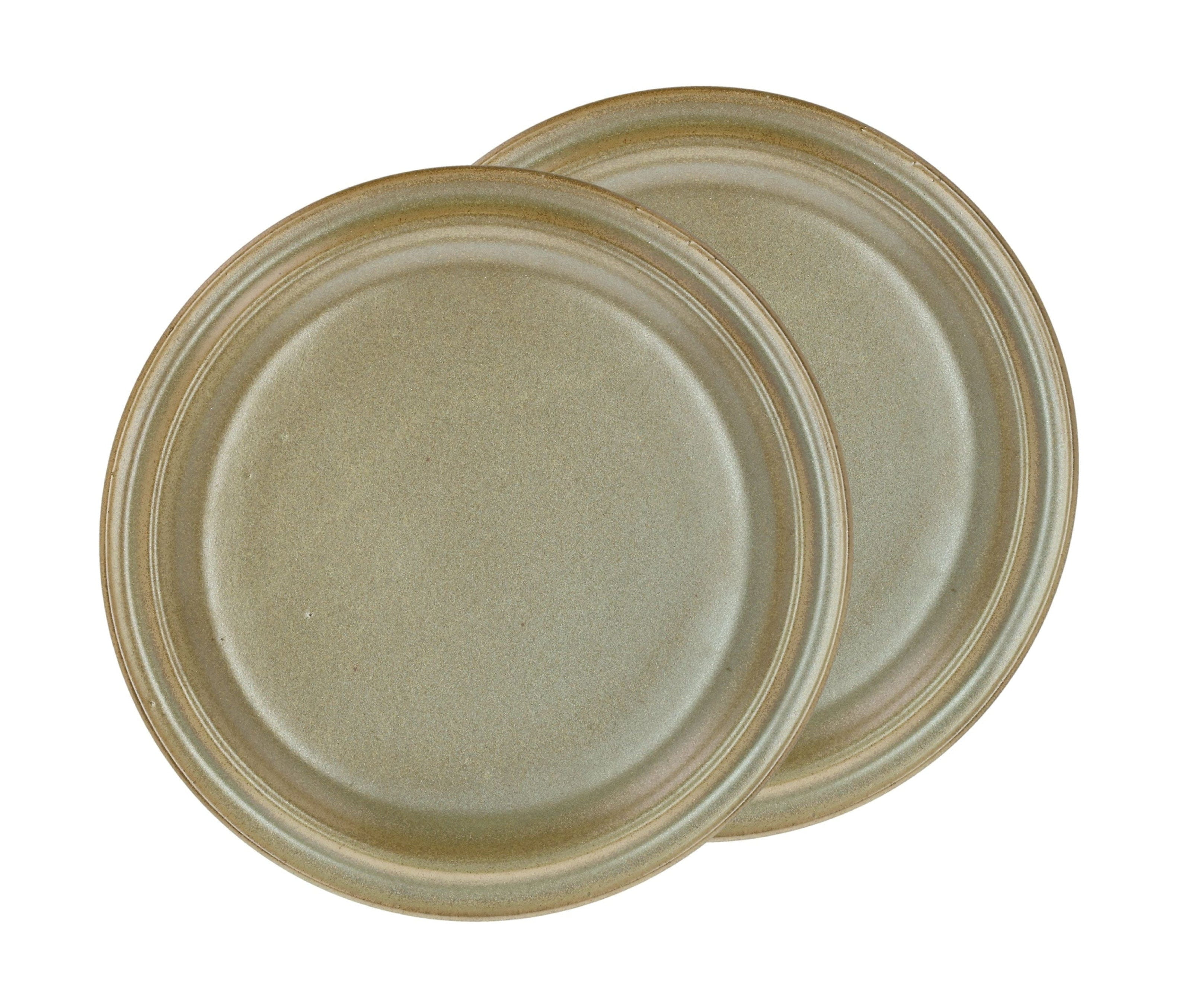 Villa Collection Eternal Lunch Plate Set Of 2, Brown