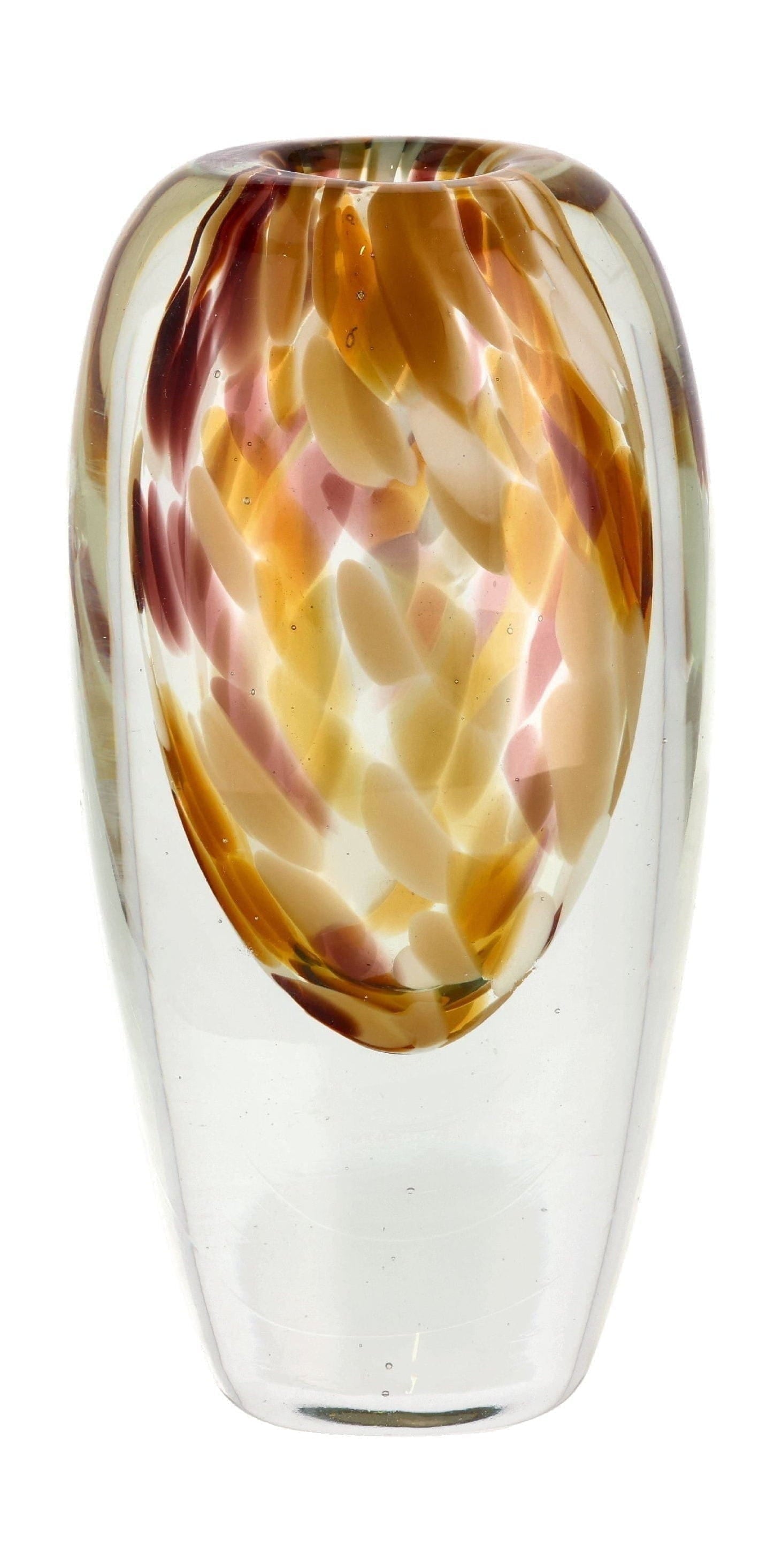 Villa Collection Otea Vase, rosa/amarillo claro/marrón