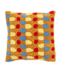 Villa Collection Styles Cushion, Brown/Red/Blue/Yellow