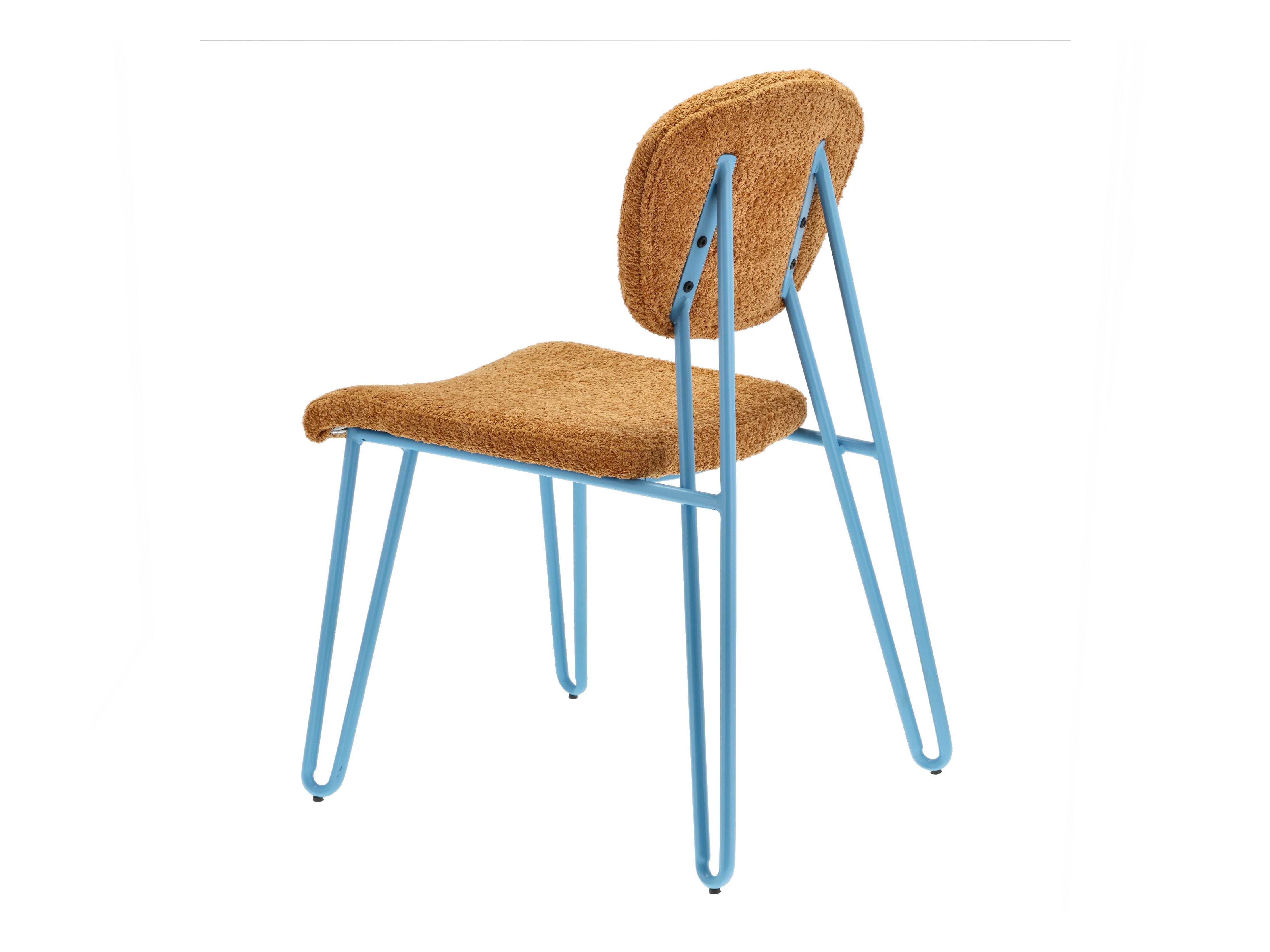 Villa Collection Stilar stol, blå/brun