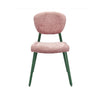 Sedia Styles della collezione Villa, verde/rosa