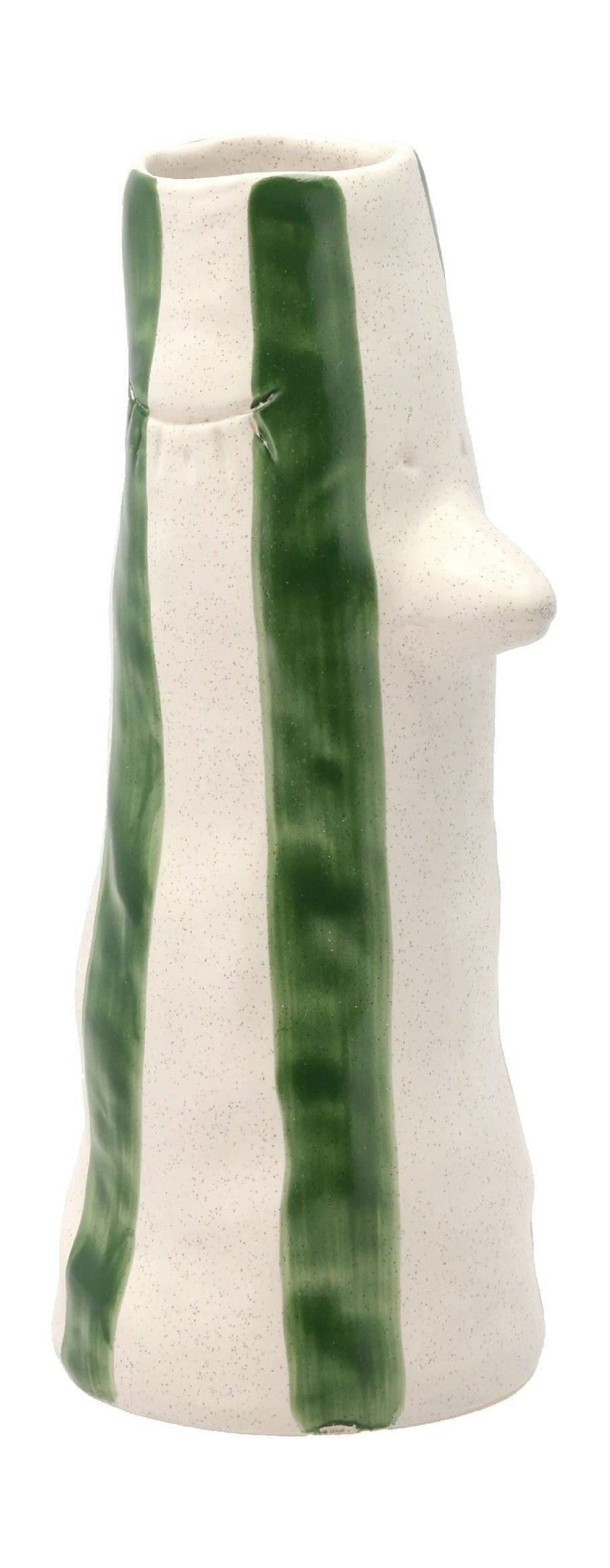 Villa Collection Stylesvase med næb og øjenvipper små, grønne