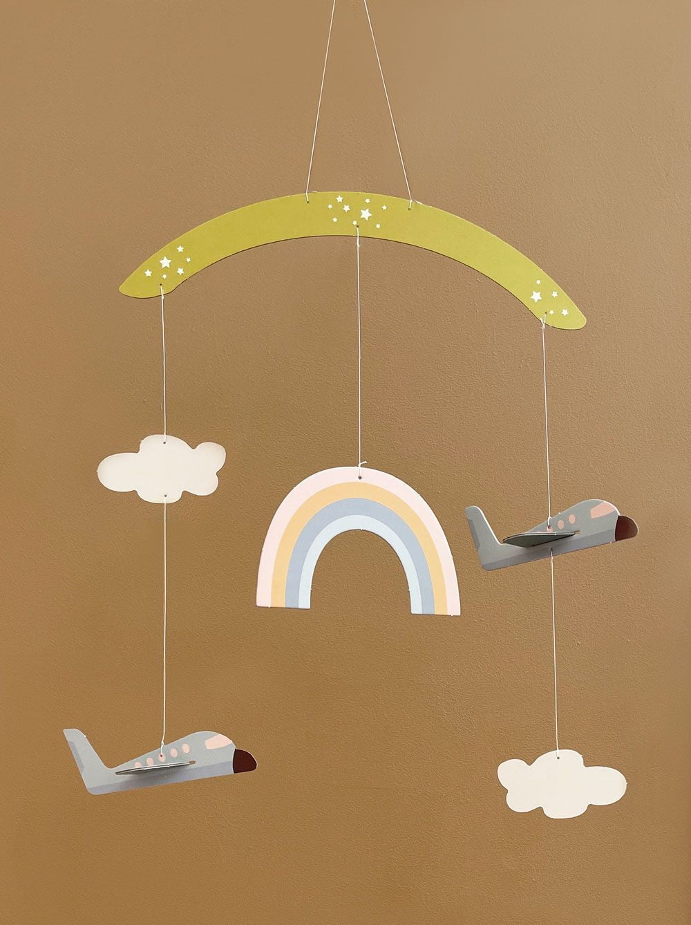 Vissevasse aeroplane decorative mobile