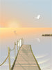 Vissevasse Uima -sillan juliste, 15x21 cm
