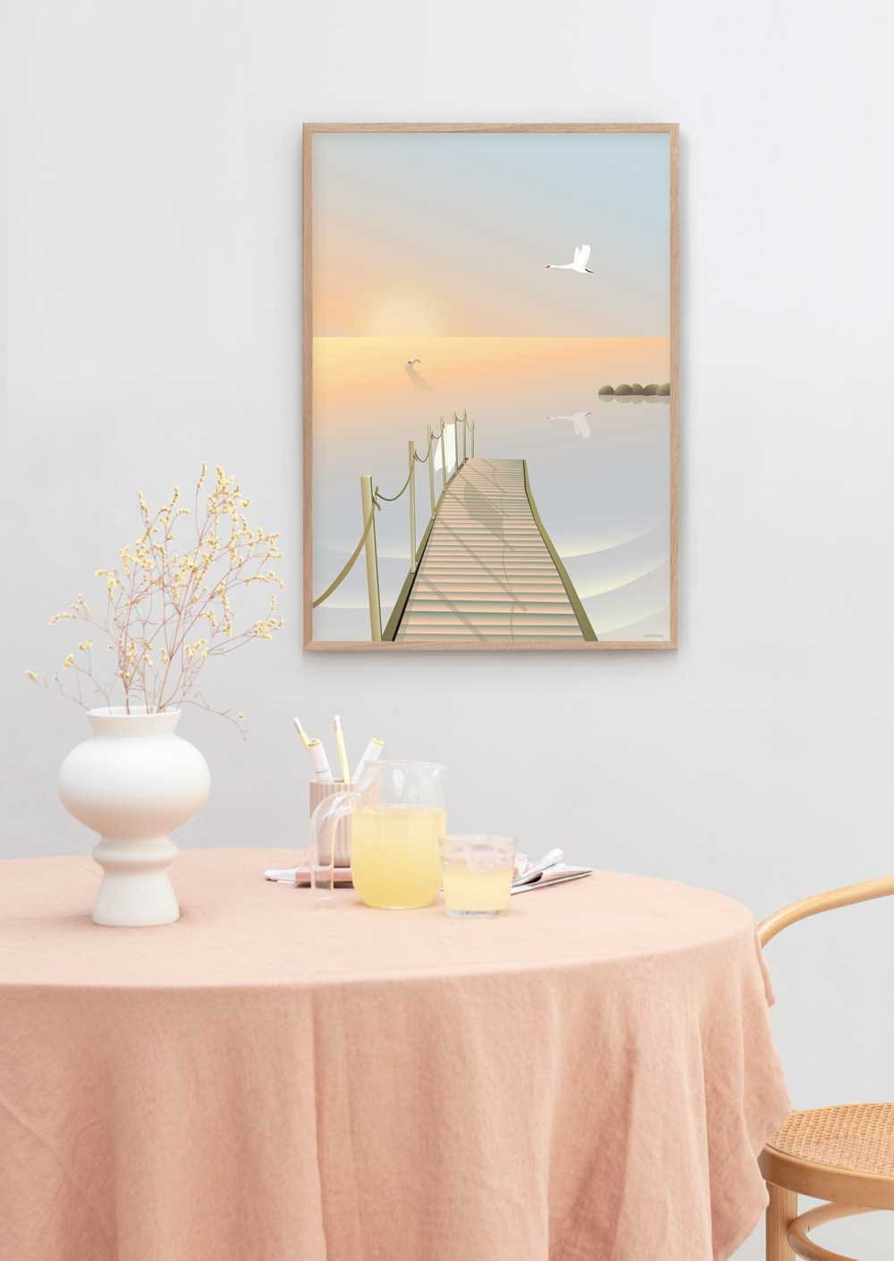 Poster di bridge di bagno Vissevasse, 70x100 cm