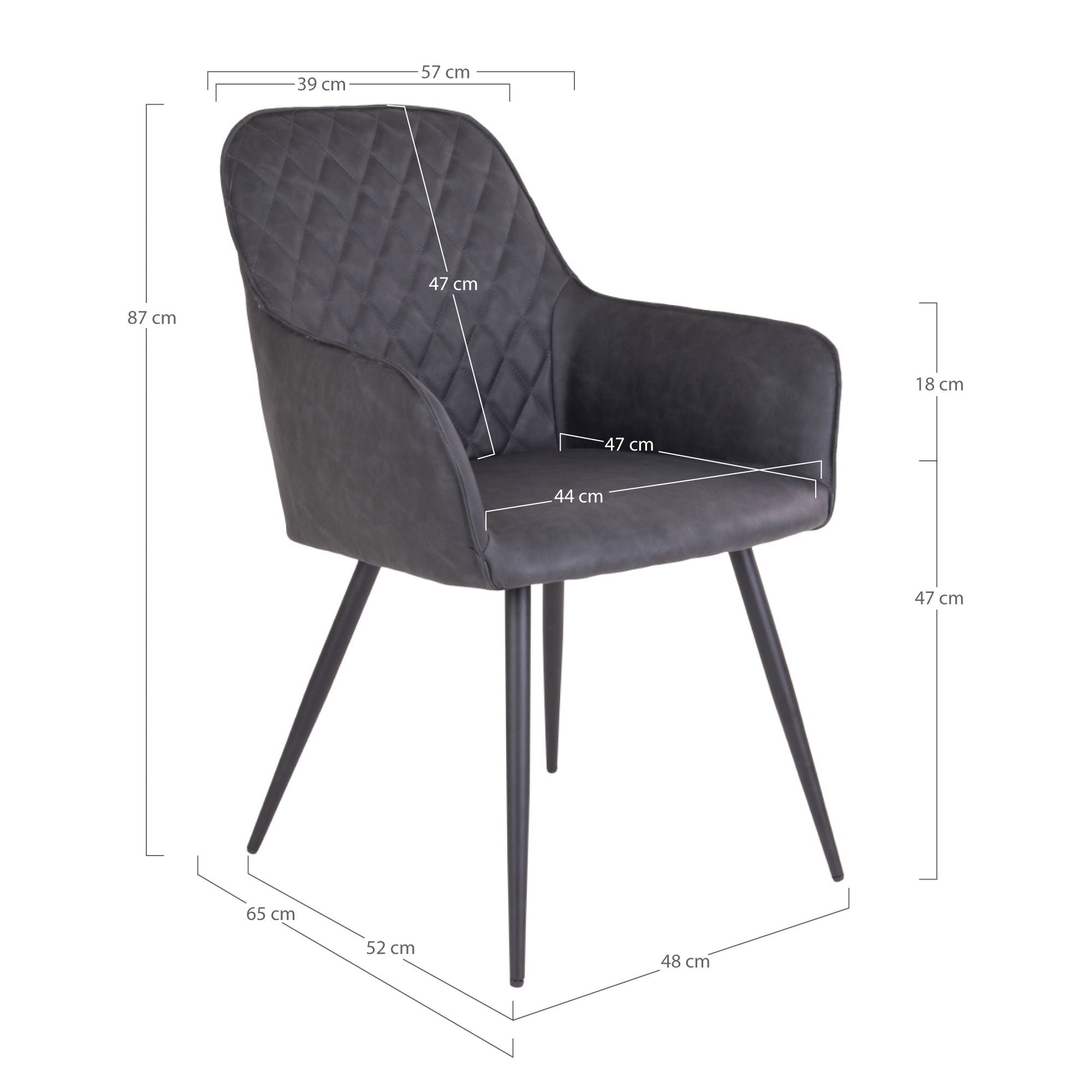 Huis Noordse Harbo Dining Chair - Set van 2