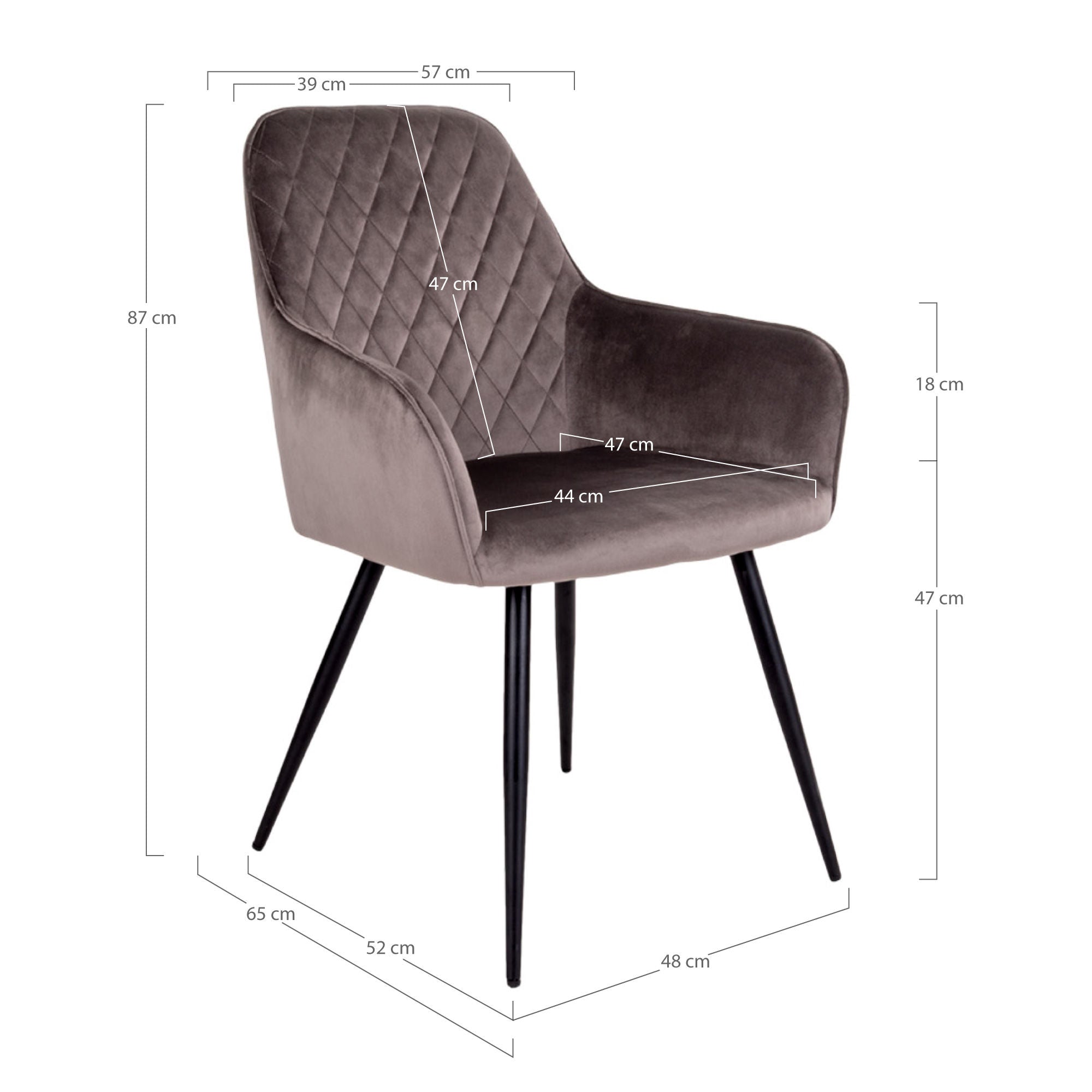 Huis Noordse Harbo Dining Chair - Set van 2