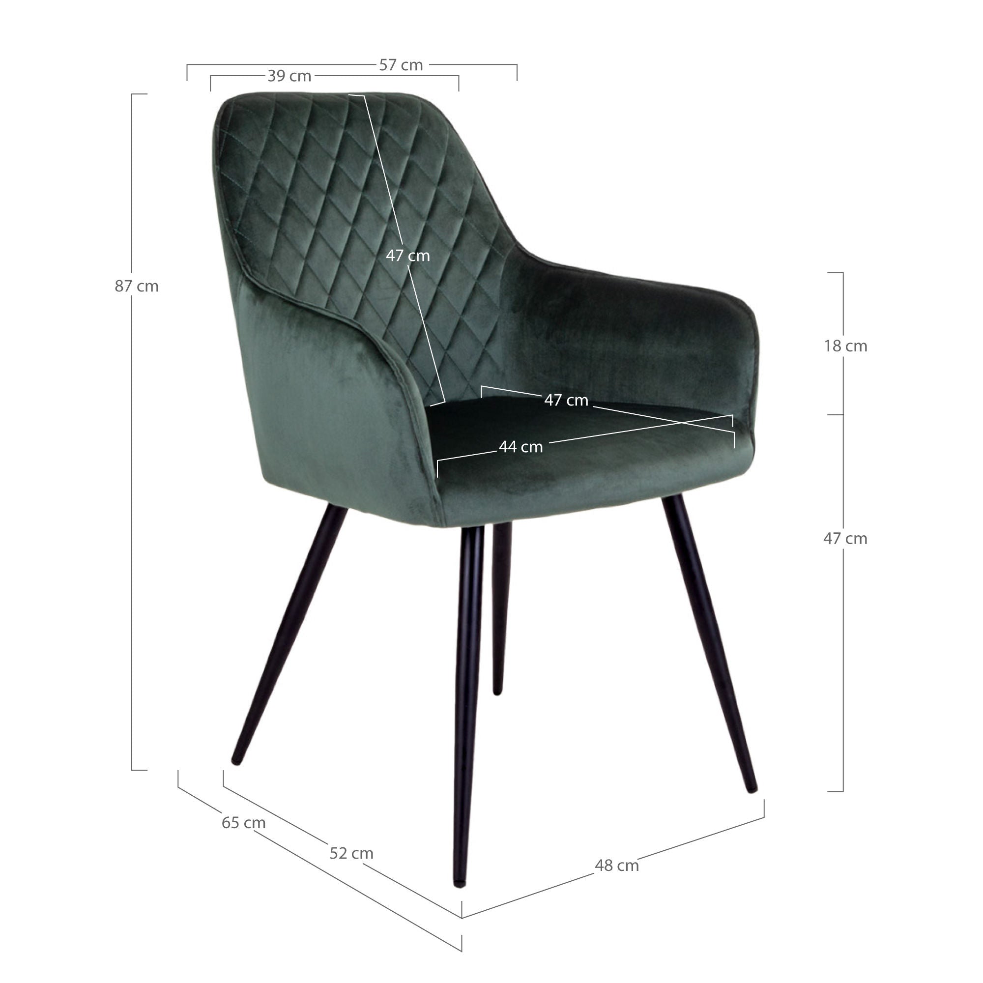 Huis Noordse Harbo Dining Chair - Set van 2