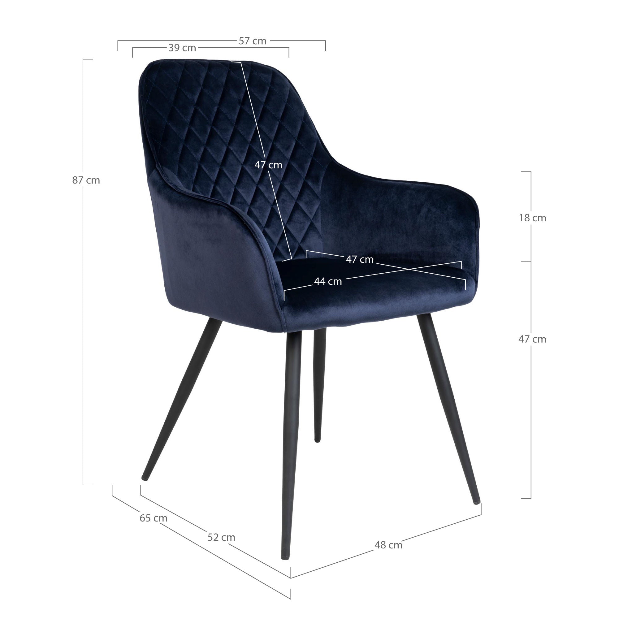 Huis Noordse Harbo Dining Chair - Set van 2