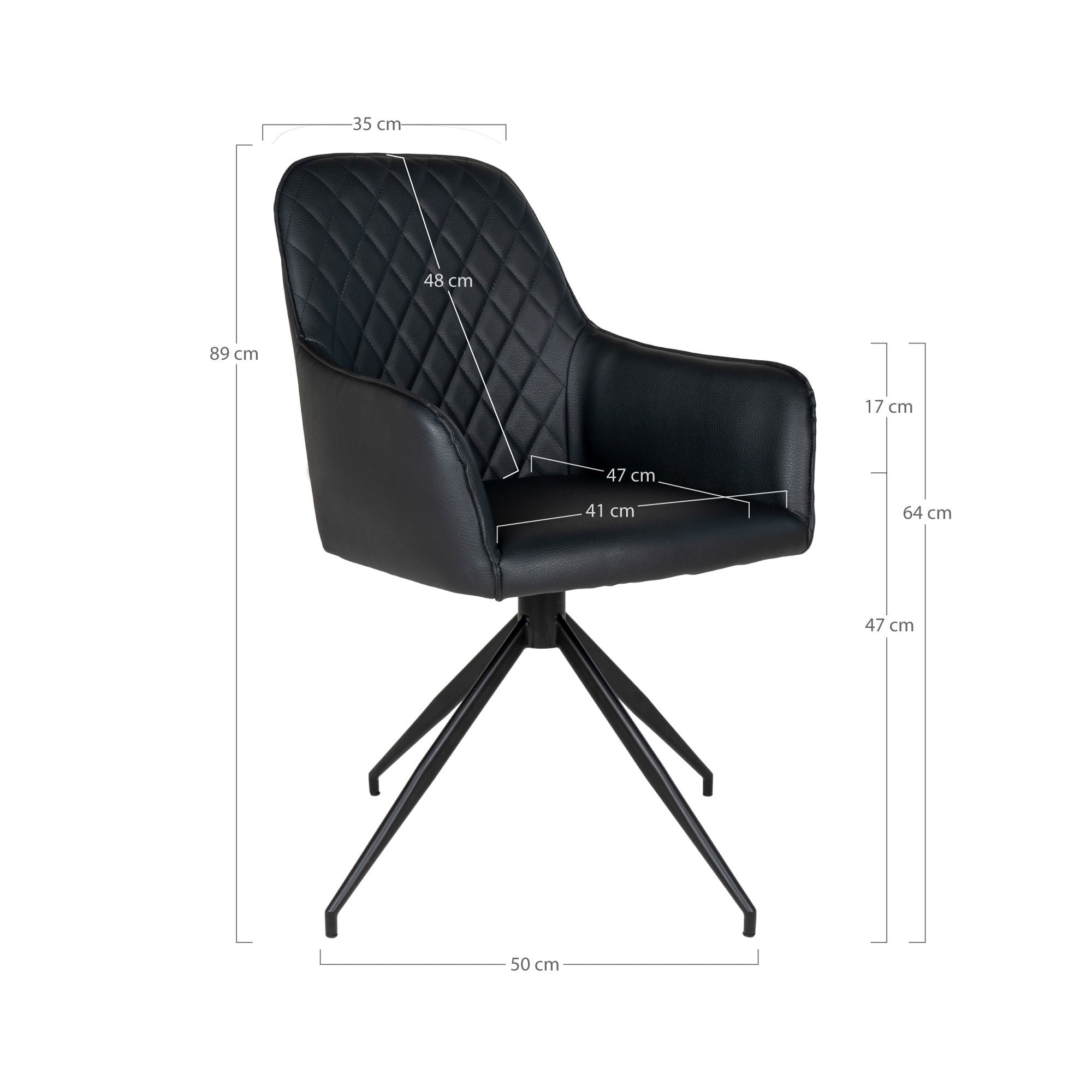 Huis Noordse Harbo Dining Chair met zwenk