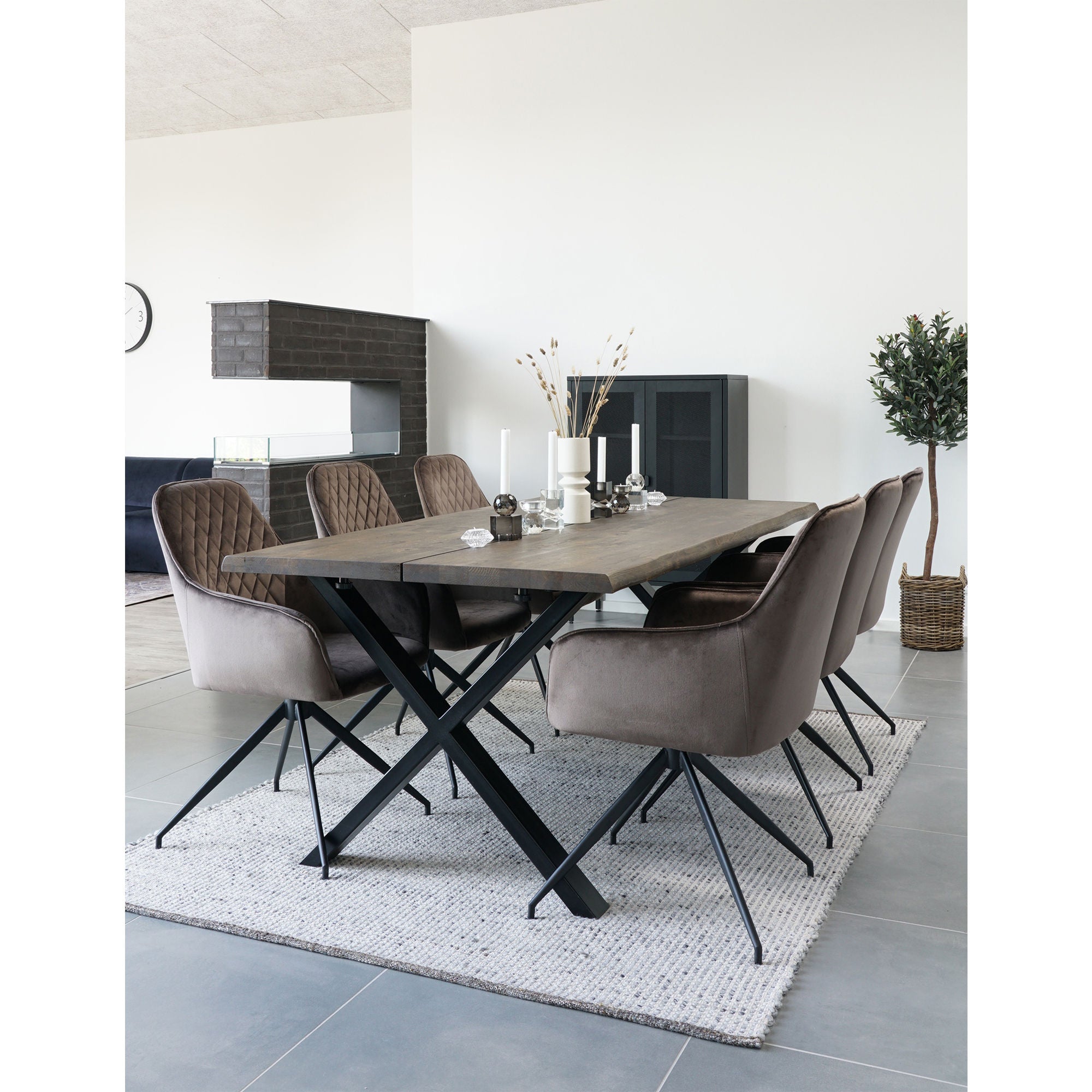 Huis Noordse Harbo Dining Chair met zwenk