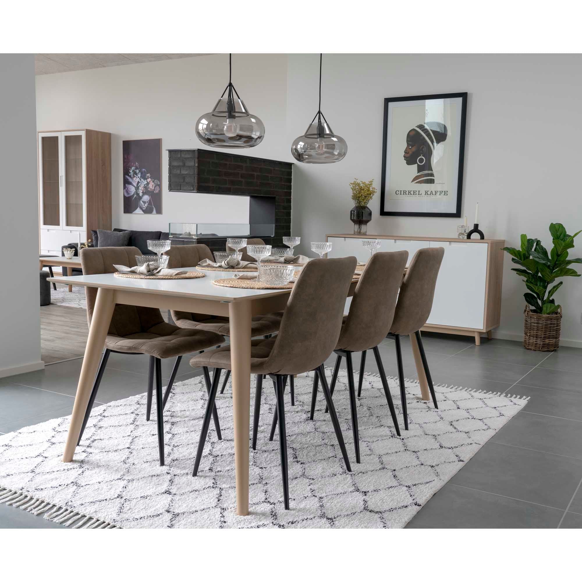 Silla de comedor Nordic Middelfart Nordic Middelfart - Juego de 2