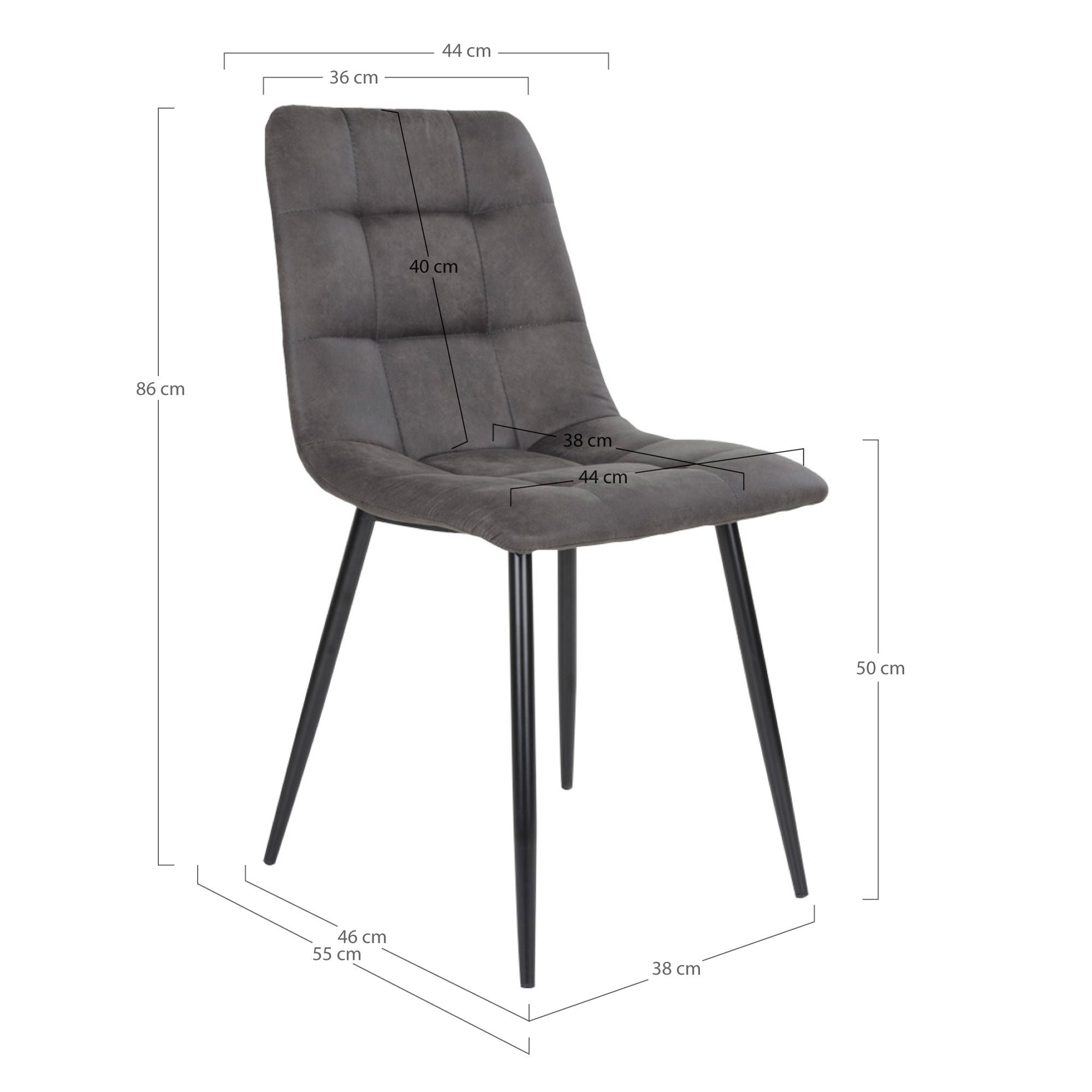 Huis Noordse Middelfart Dining Chair - Set van 2