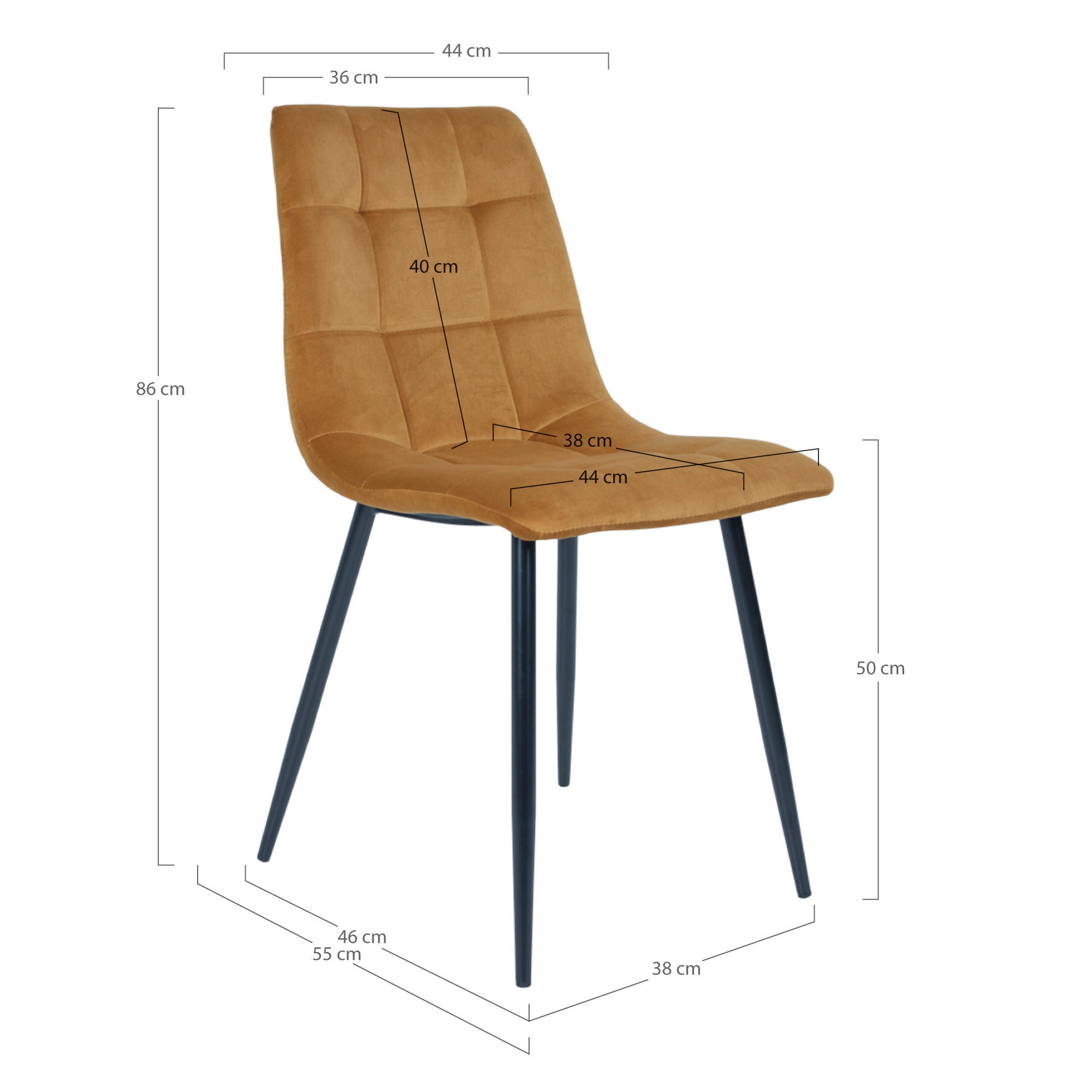 Casa sedia da pranzo Nordic Middelfart - Set di 2