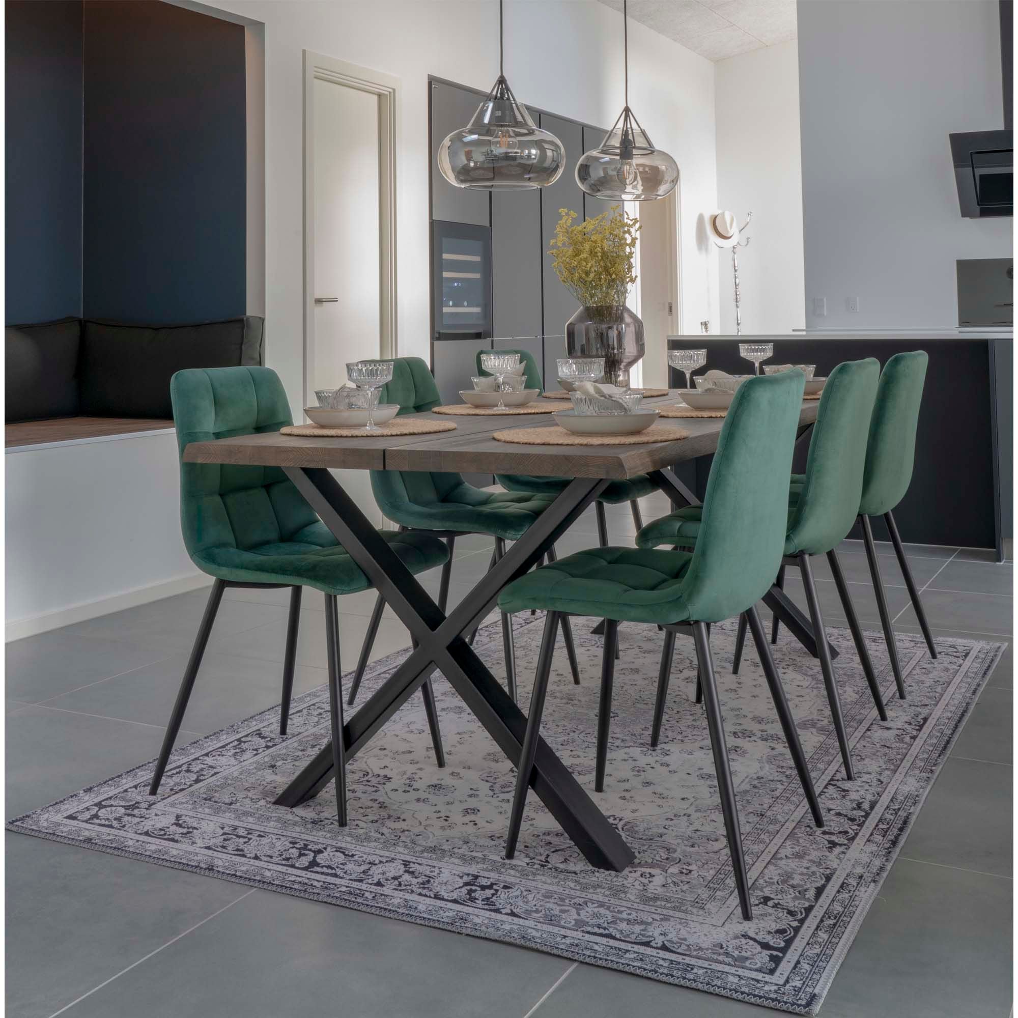 Silla de comedor Nordic Middelfart Nordic Middelfart - Juego de 2