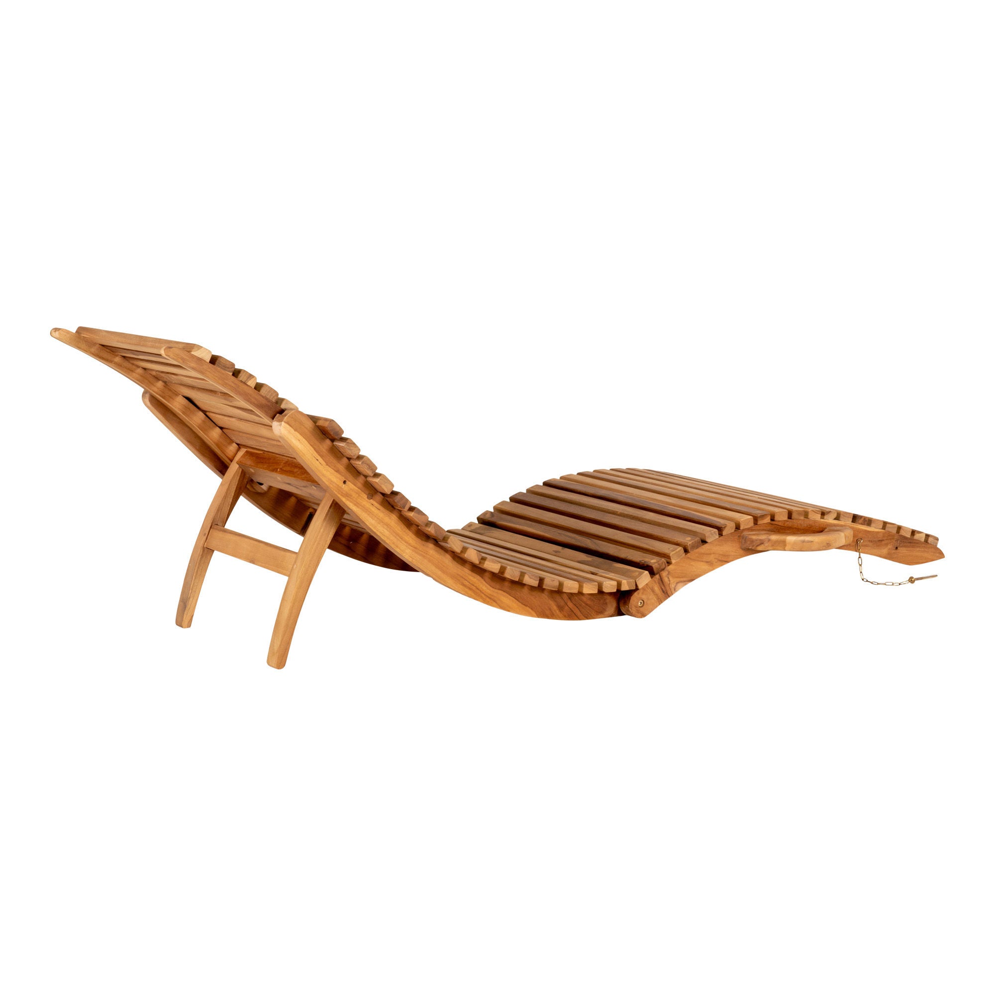 Maison nordique arrieta teck sunlounger