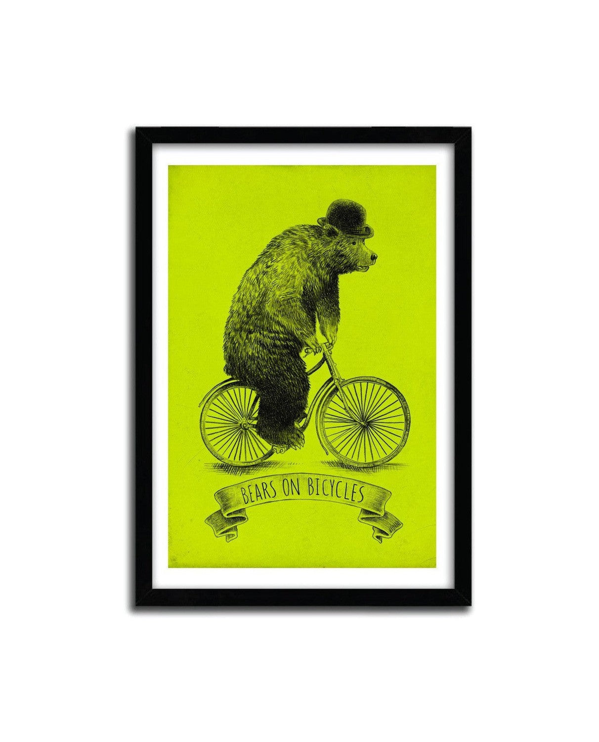 Affiche Bears in bicicletta di Eric Fan