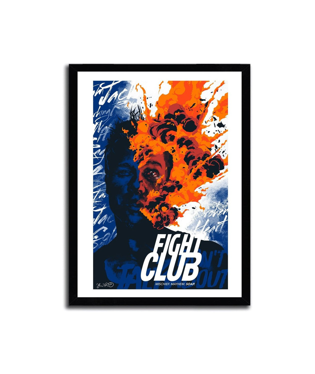 Afiche Fight Club Par Joshua Budich