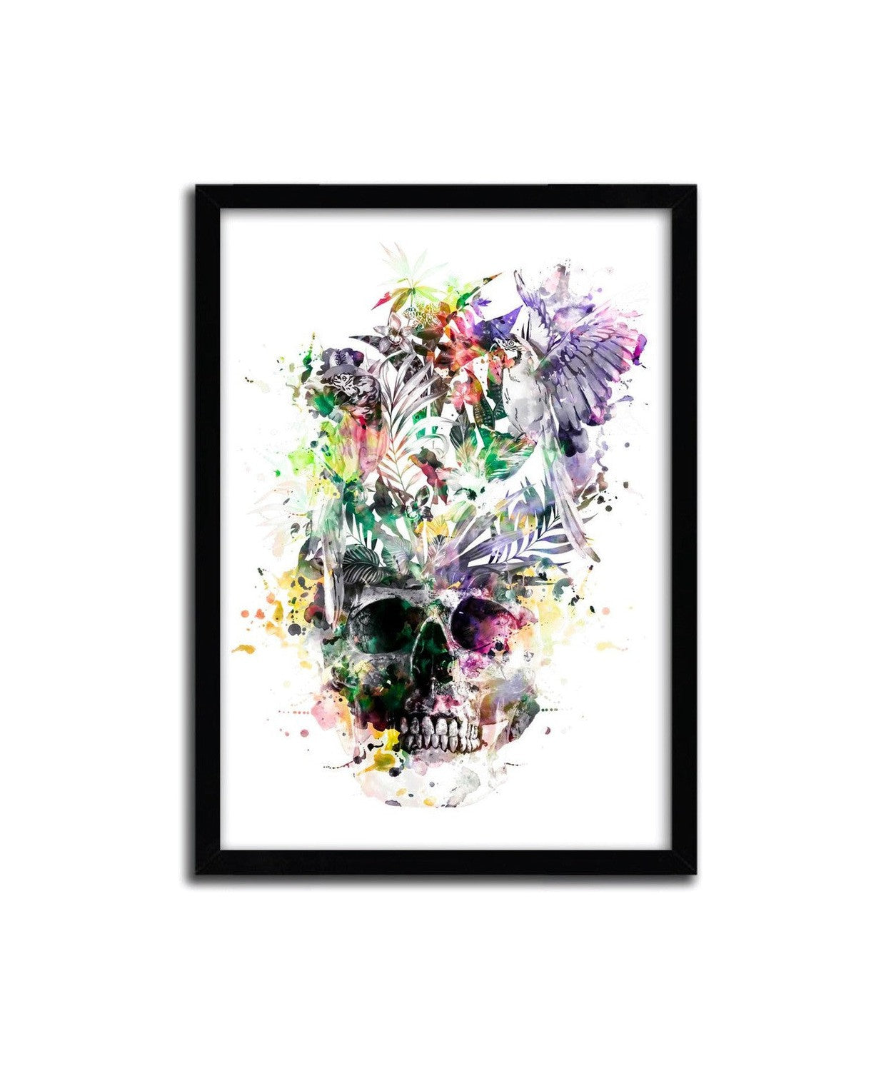 Affiche Skull Interrots Par Riza Peker