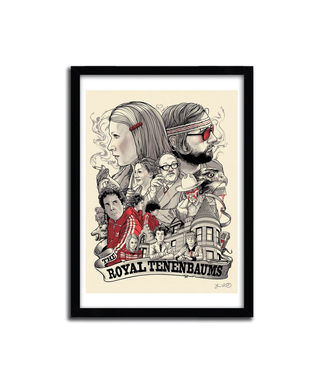 皇室成员Tenenbaums par Joshua Budich