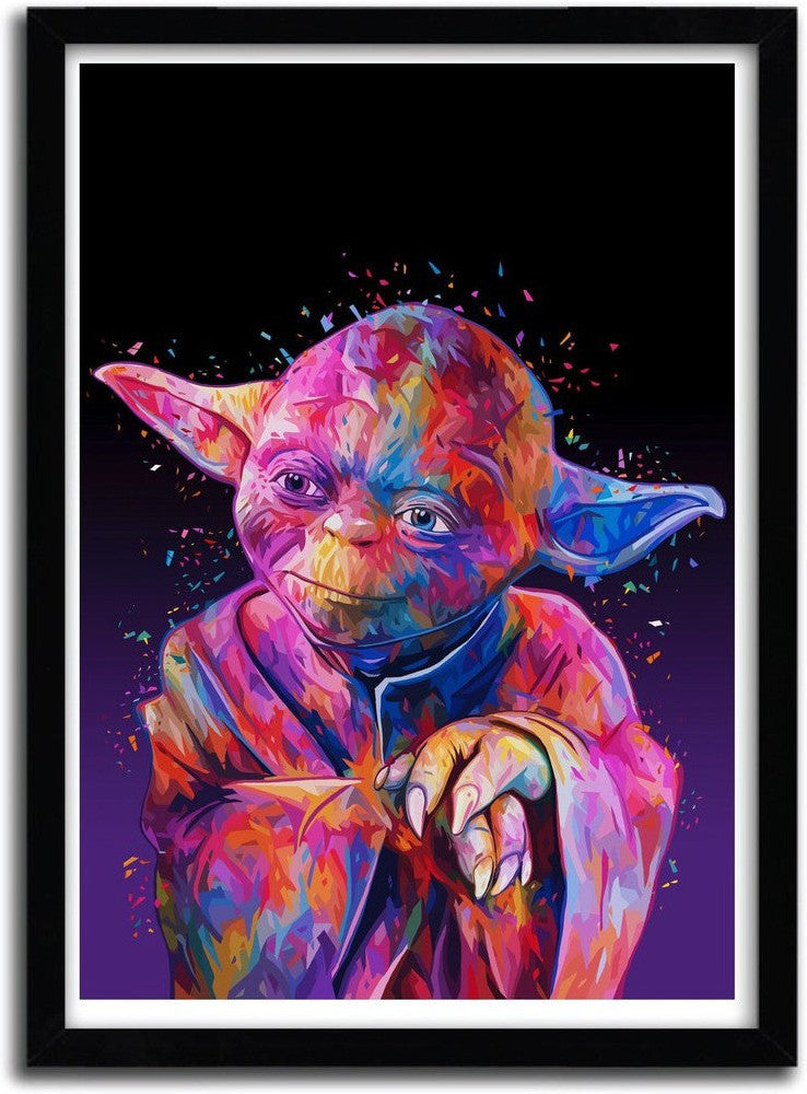 Affiche Yoda Par Alessandro Pautasso