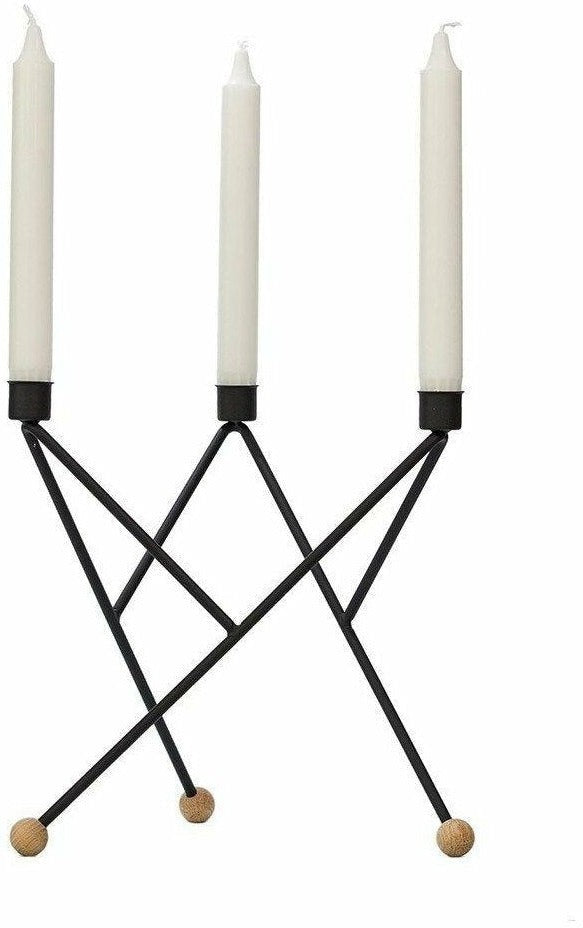 Andersen Furniture North Star Candlestick, zwart, groot