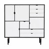  S3 Cabinet nero fronte bianco