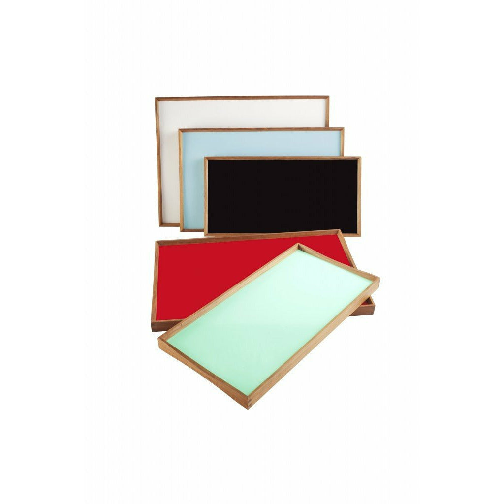 Architectmade Finn Juhl Turn Tray 48 cm, noir et rouge