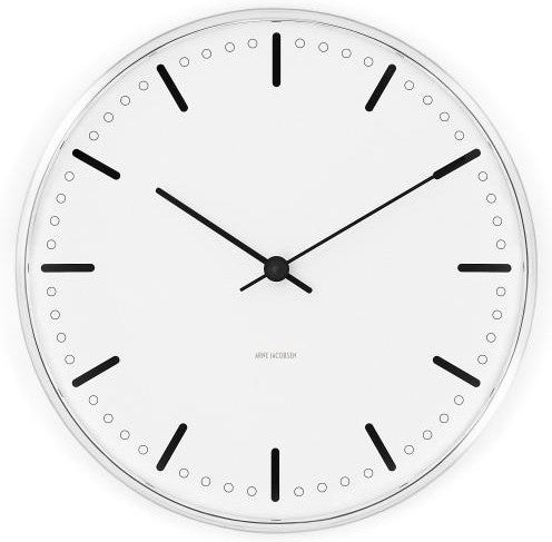 Arne Jacobsen Municipio Orologio da parete, 16 cm