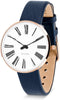 Arne Jacobsen Roman WatchØ34，玫瑰/蓝色