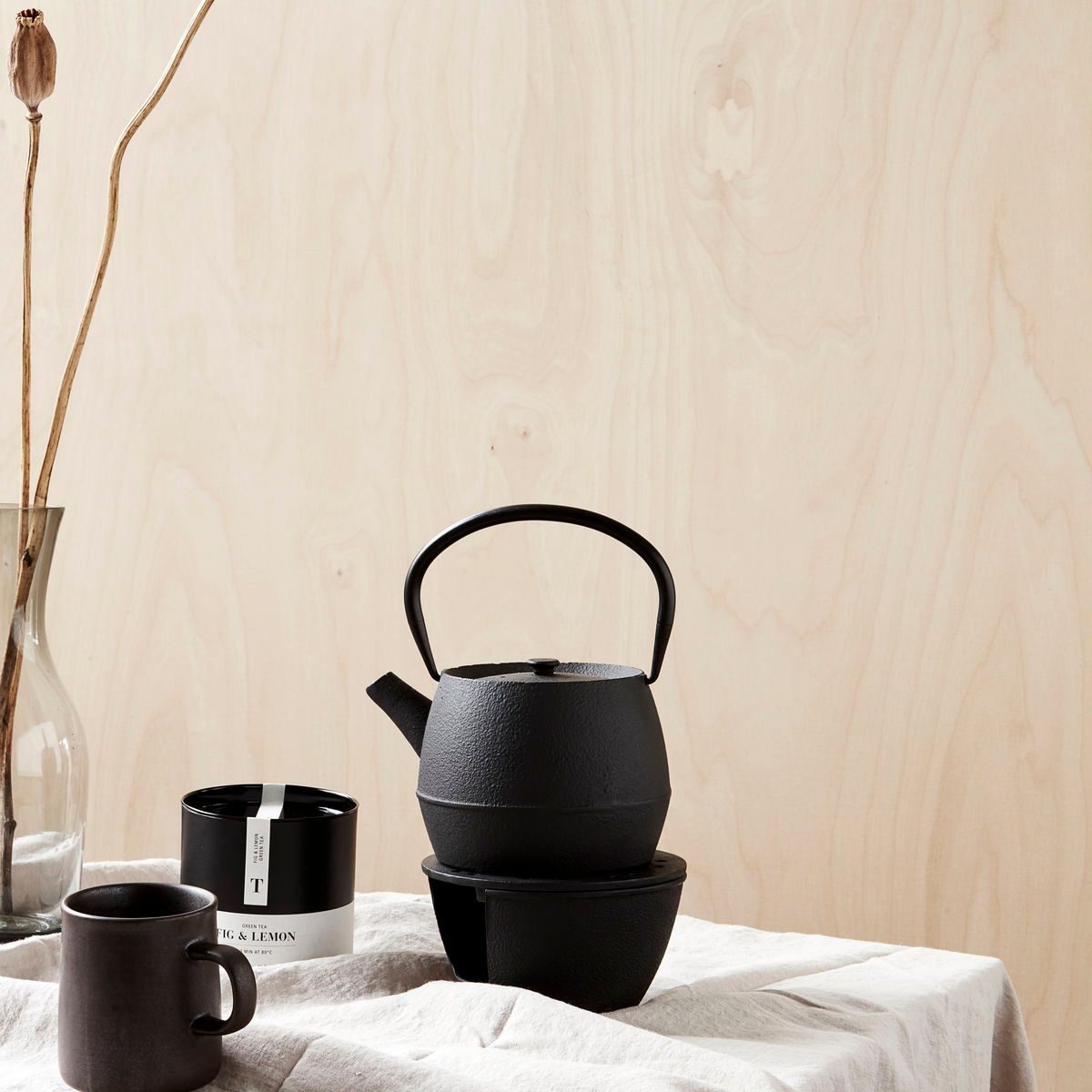 Nicolas Vahe Teapot, nvcast, noir