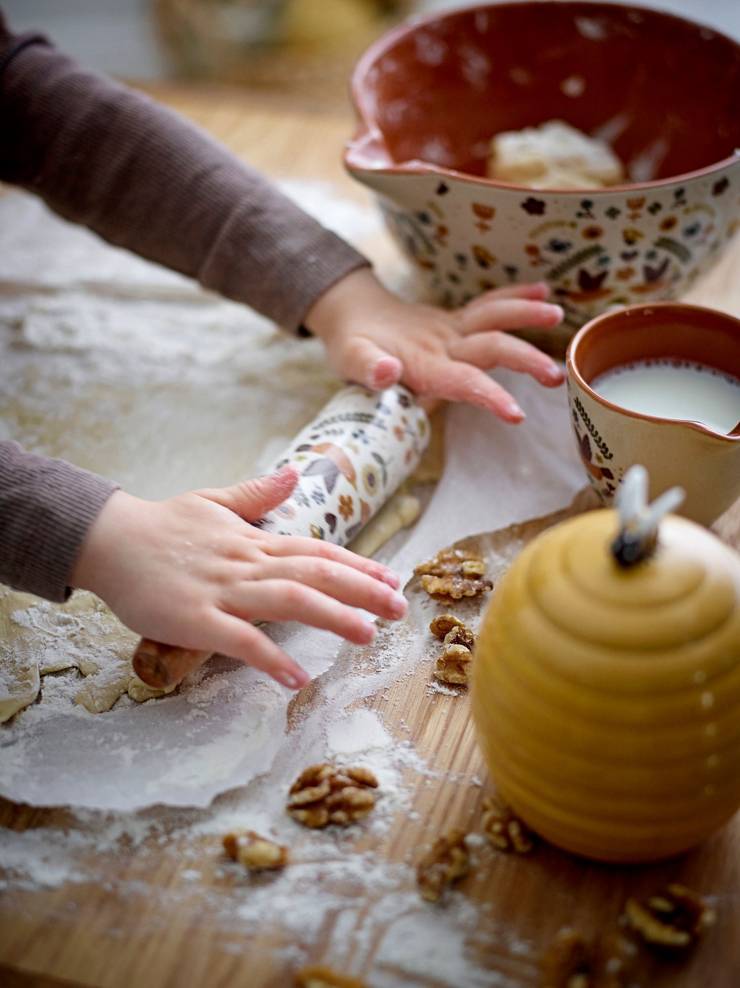 Bloomingville Mini Bryn Baking Set, marron, grès