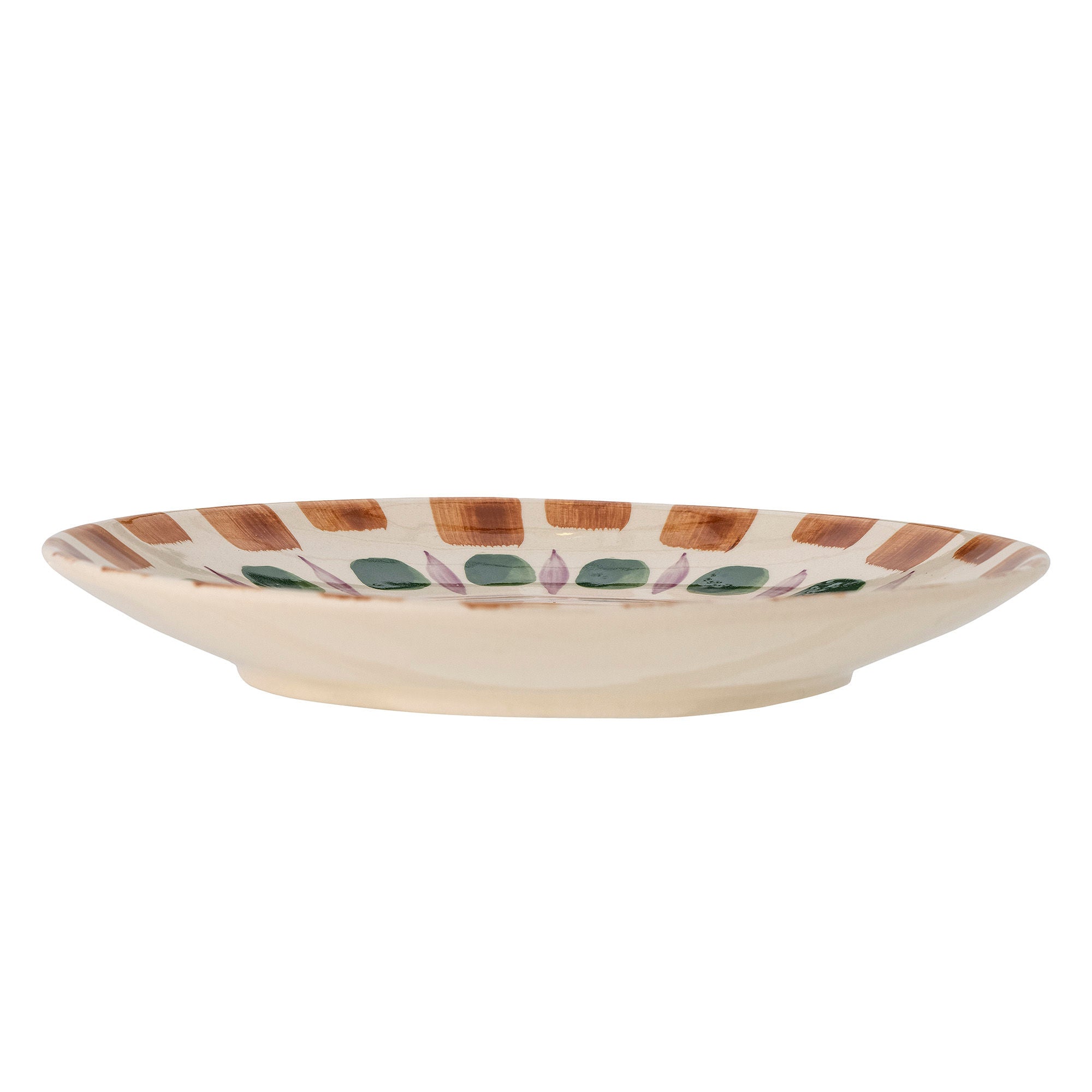 Bloomingville Shama Plate, groen, steengoed