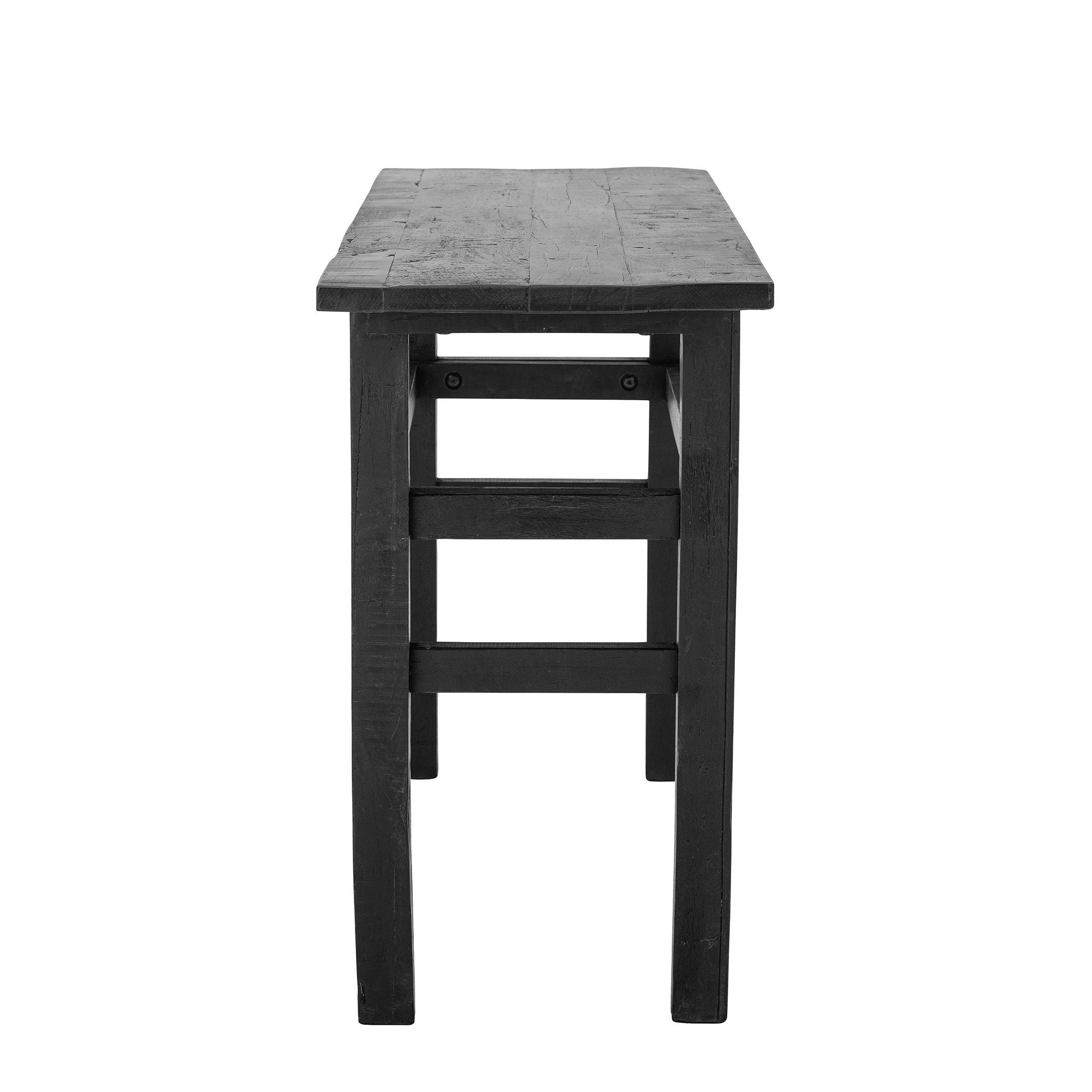 Bloomingville Riber Console Table, Black, endurheimtur viður