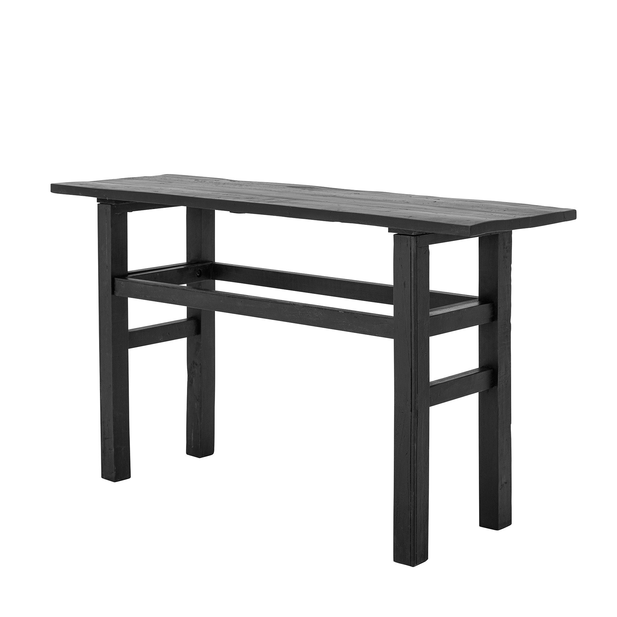 Bloomingville Riber Console Table, Black, endurheimtur viður