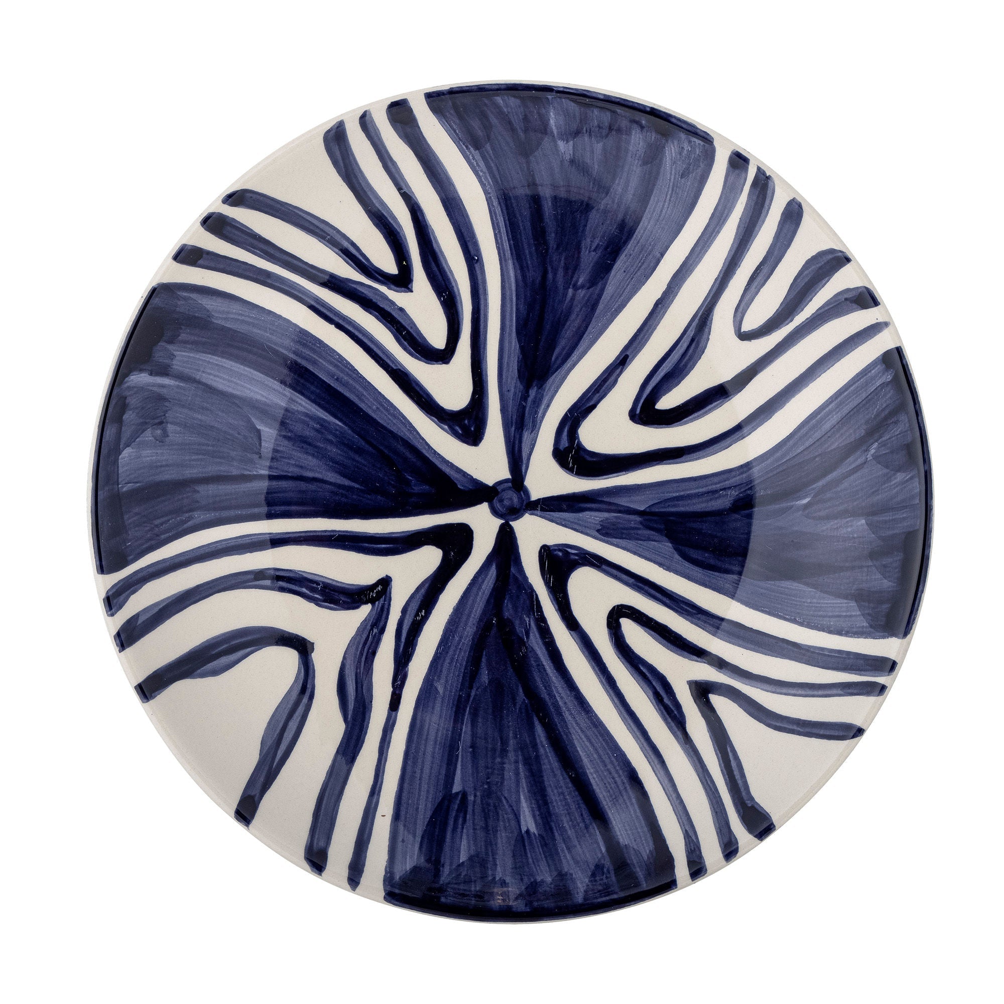 Bloomingville Shama Plate, Blue, Goneware