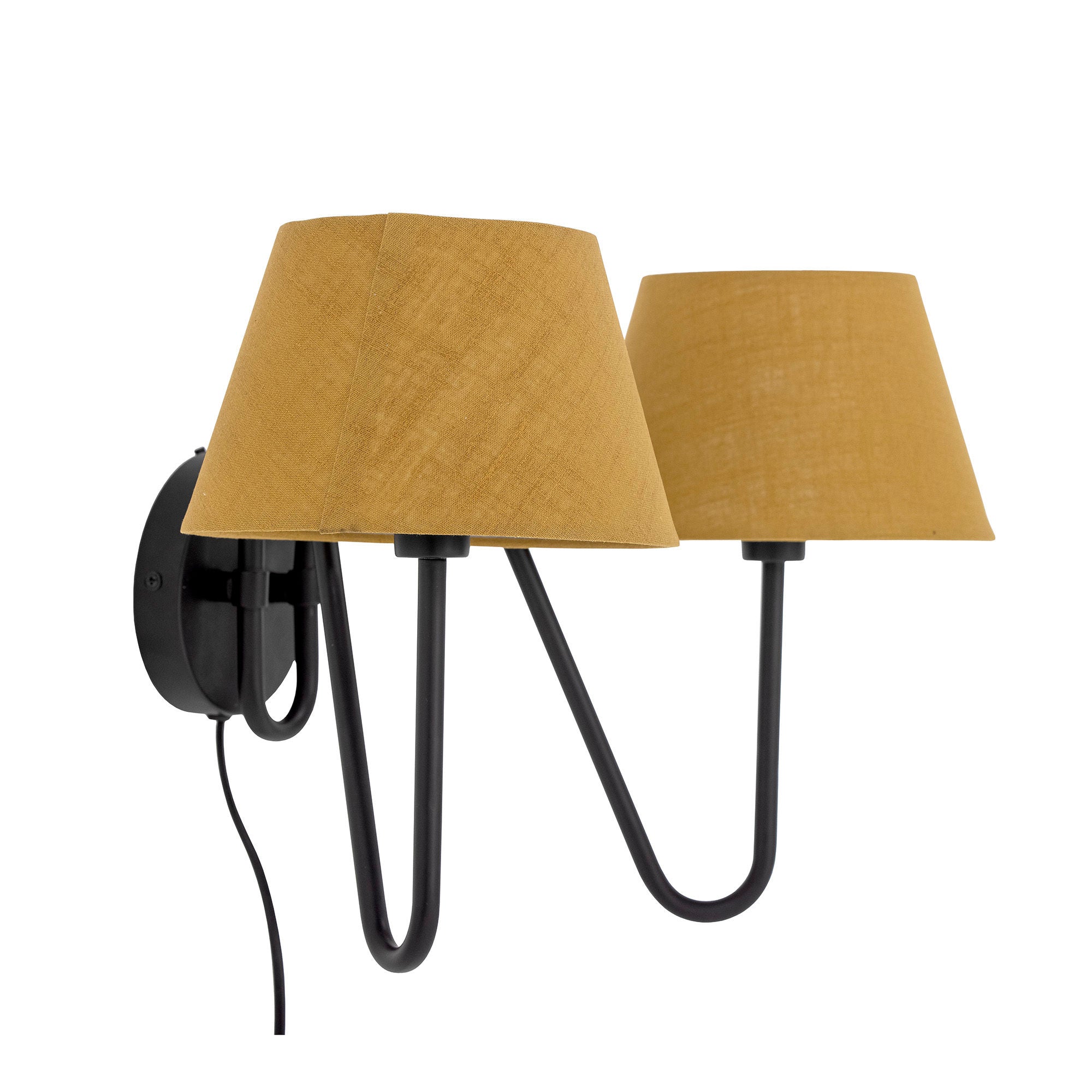 Bloomingville Letty Wall Lamp, zwart, metaal