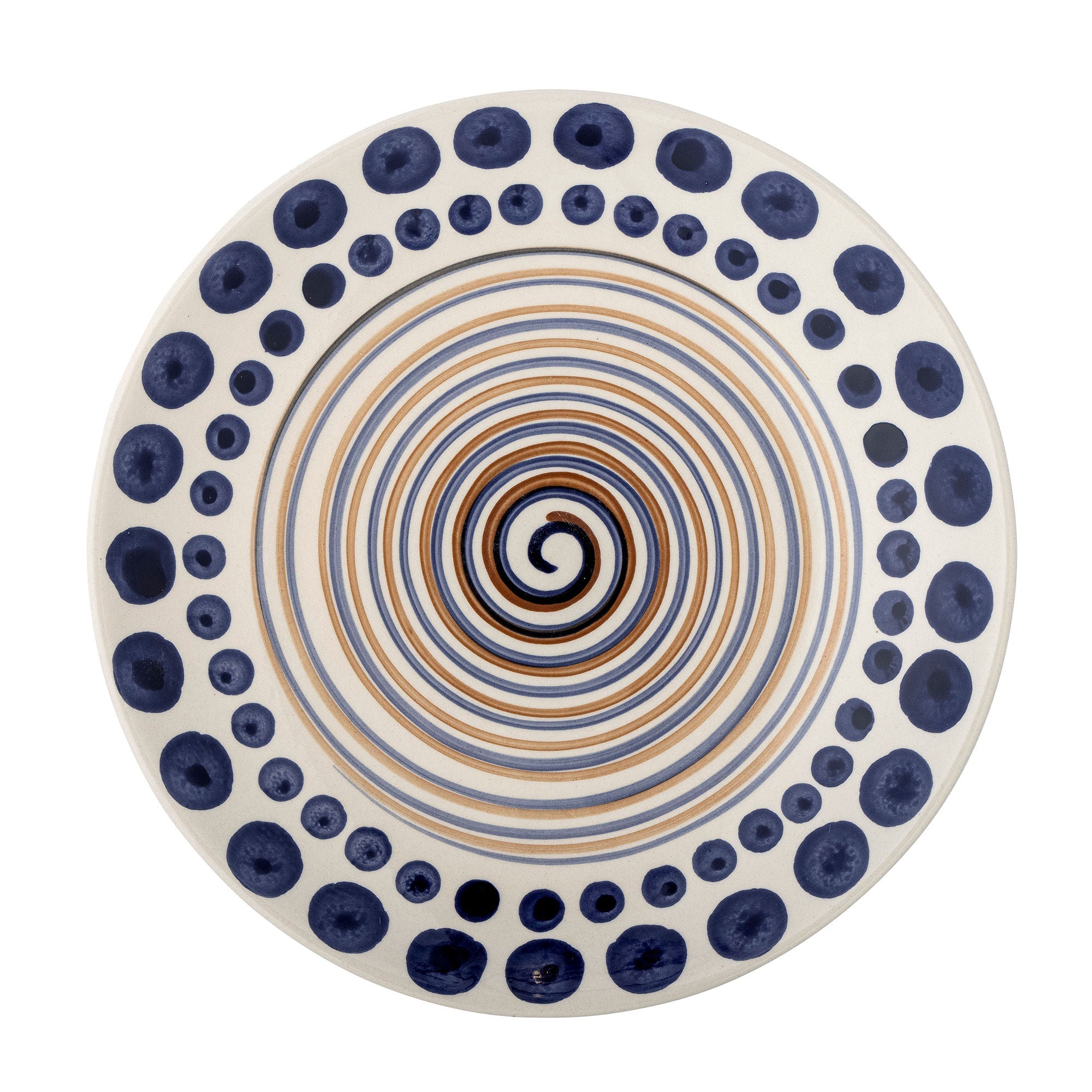 Bloomingville Shama Plate, Orange, Stoneware