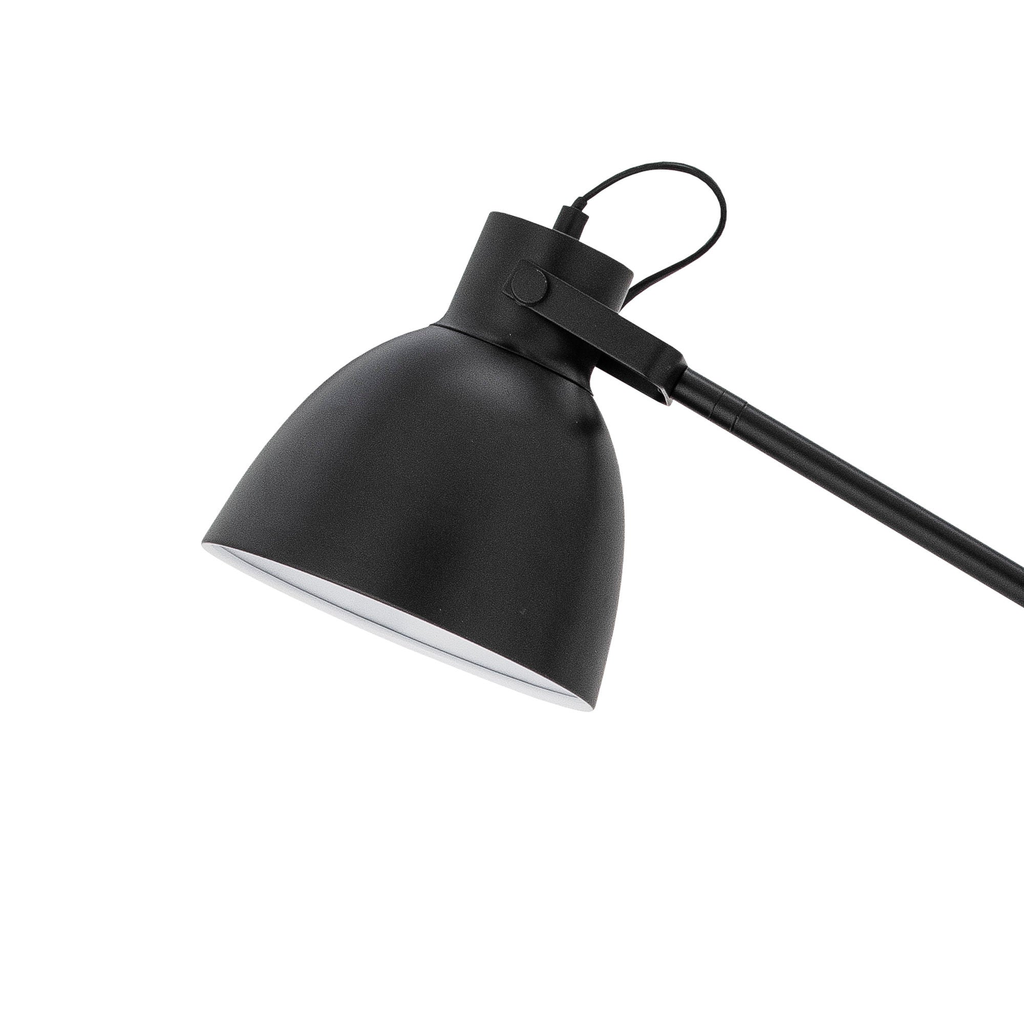 Kreative Kollektion Barca Stehlampe, Schwarz, Metall