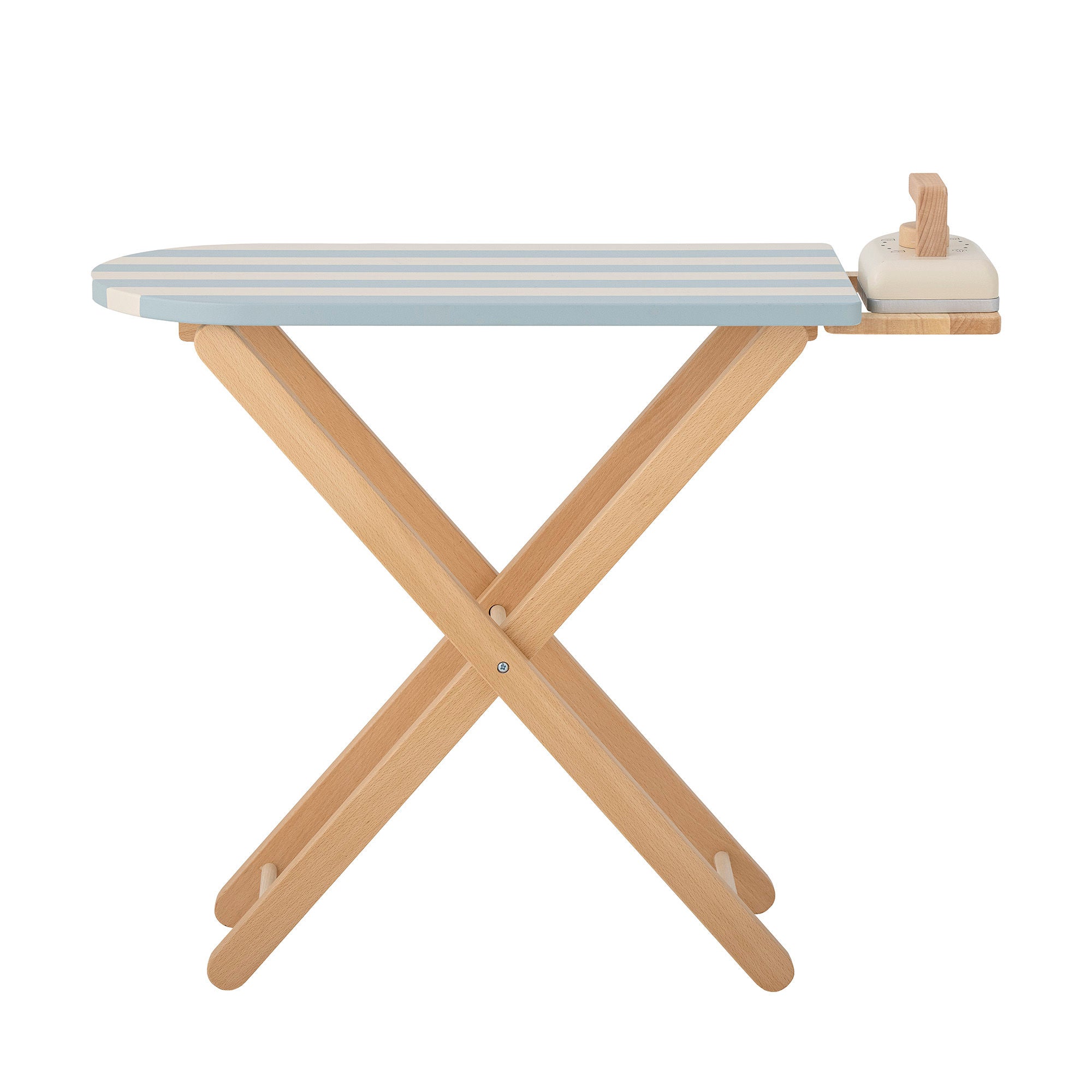 Bloomingville Mini Sande speelgoed Iron Board & Iron, Blue, FSC® 100%, Pine