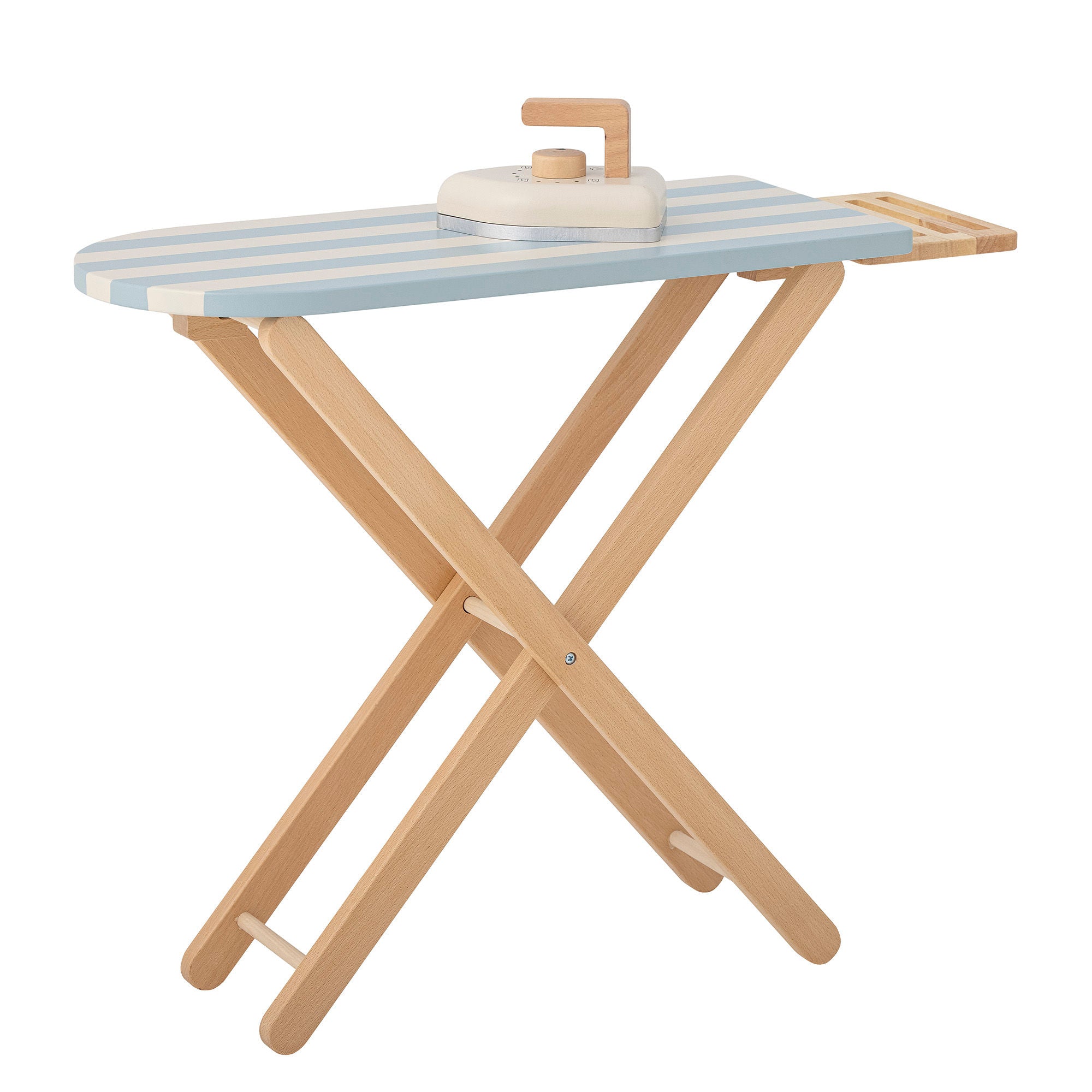 Bloomingville Mini Sande speelgoed Iron Board & Iron, Blue, FSC® 100%, Pine