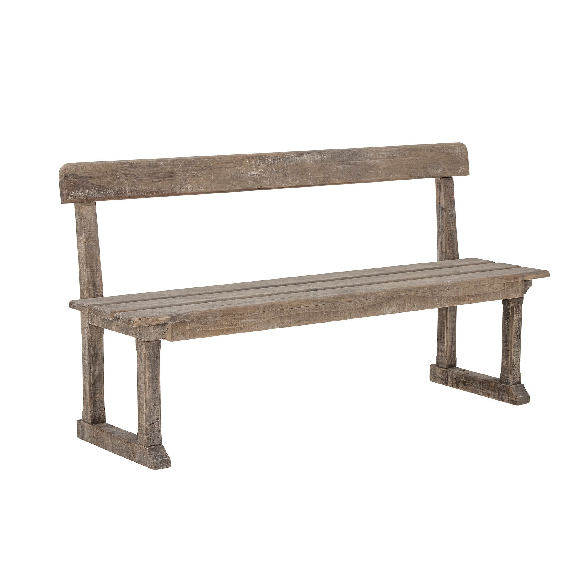 Collezione creativa Portland Bench, Nature, Reclamed Pine Wood