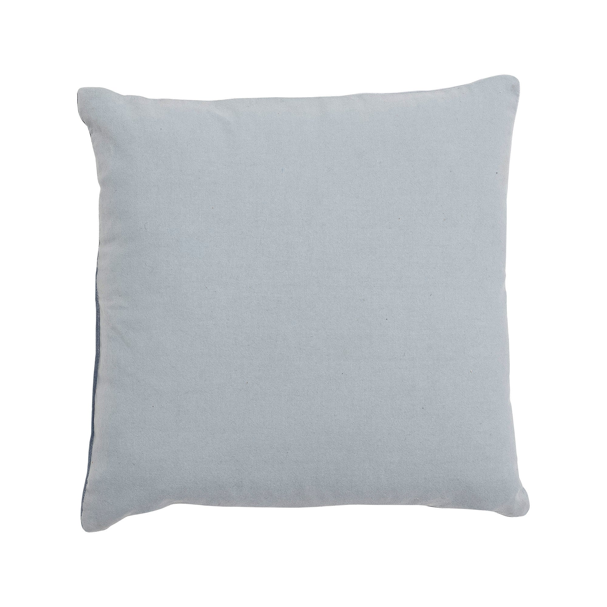 Bloomingville Aban Cushion, bleu, coton
