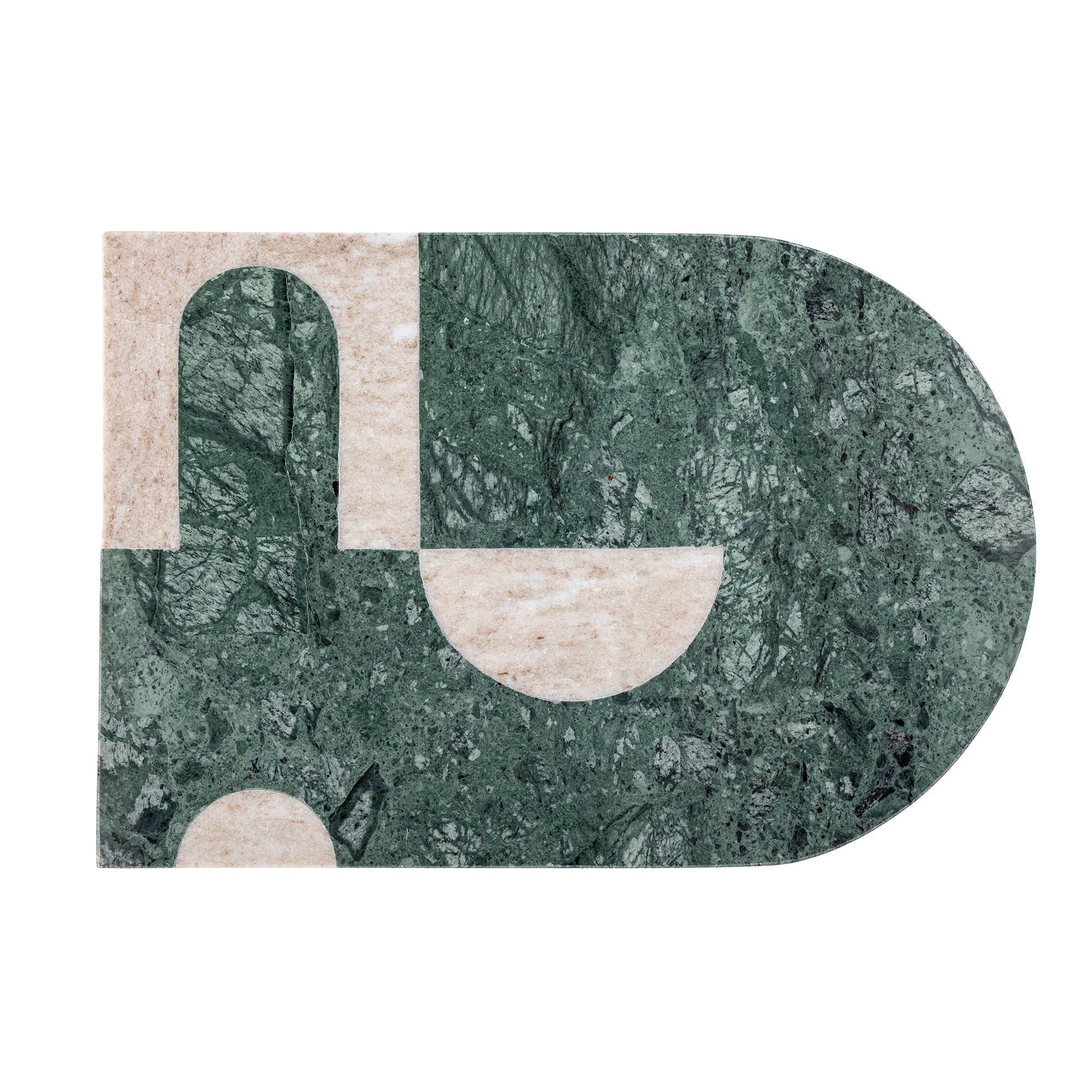 Bloomingville Abrianna Board, verde, mármol