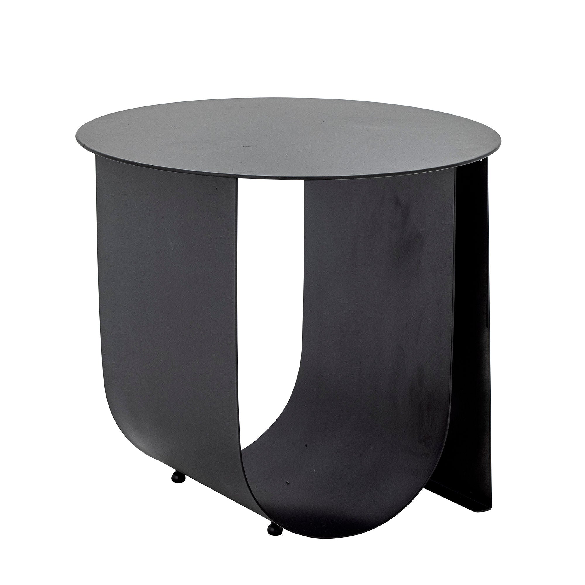 Tavolino laterale di Bloomingville Cher, nero, metallo