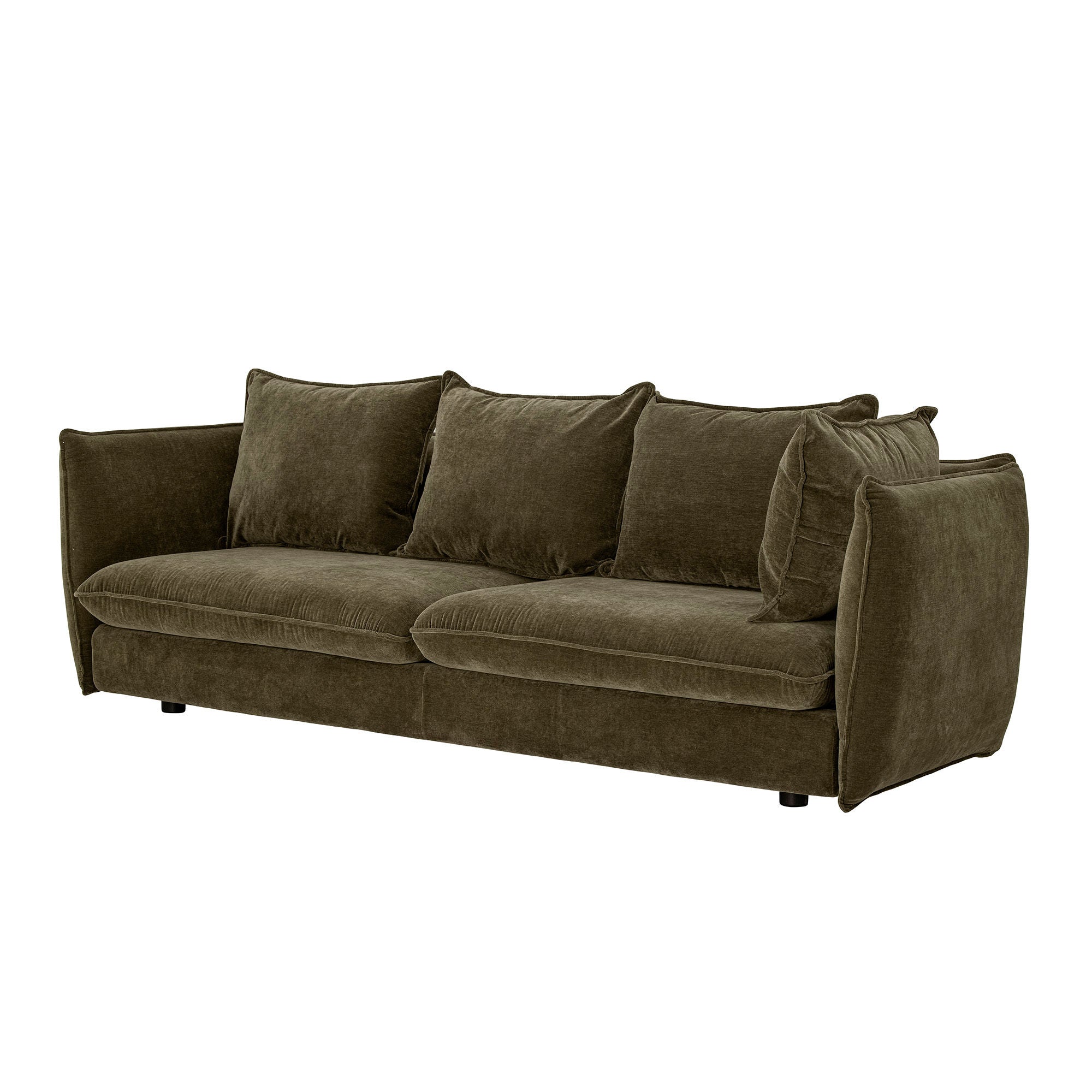 Bloomingville Austin -sohva, vihreä, kierrätetty polyesteri