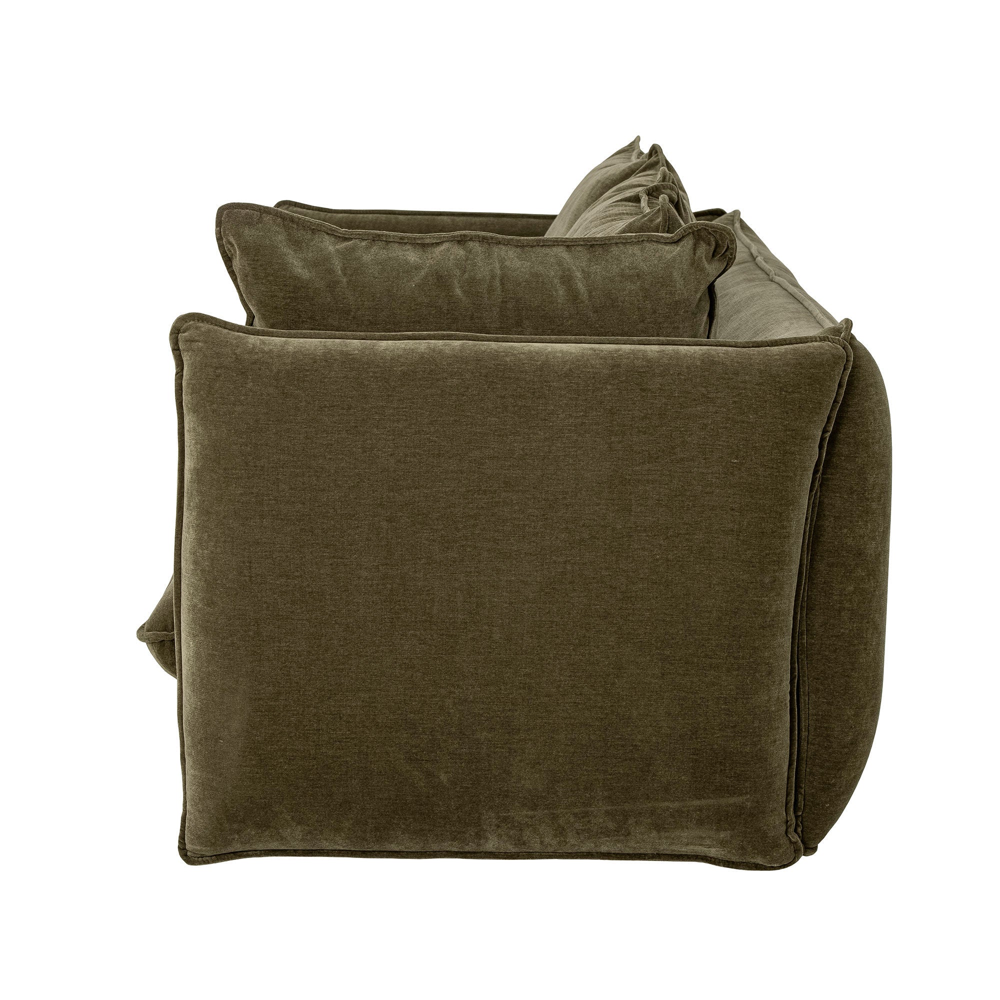 Bloomingville Austin -sohva, vihreä, kierrätetty polyesteri