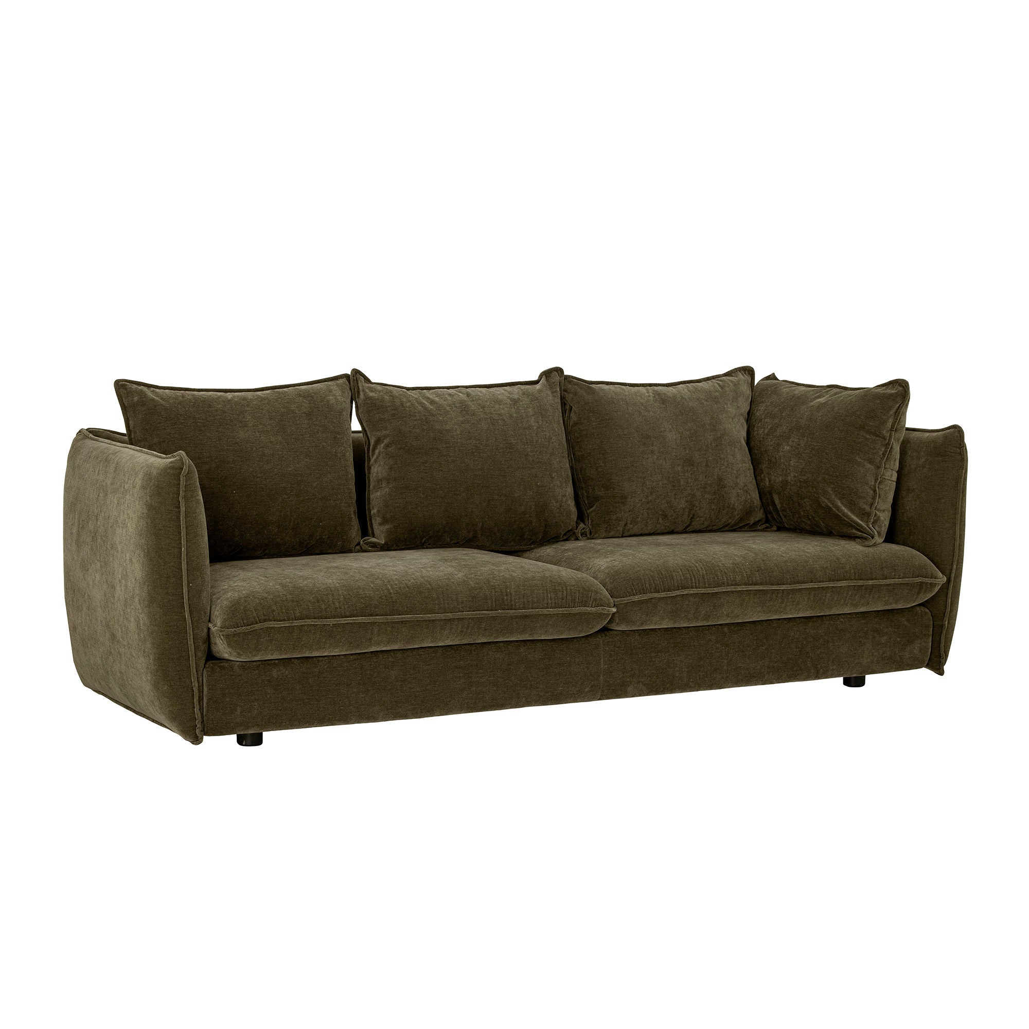 Bloomingville Austin soffa, grön, återvunnen polyester