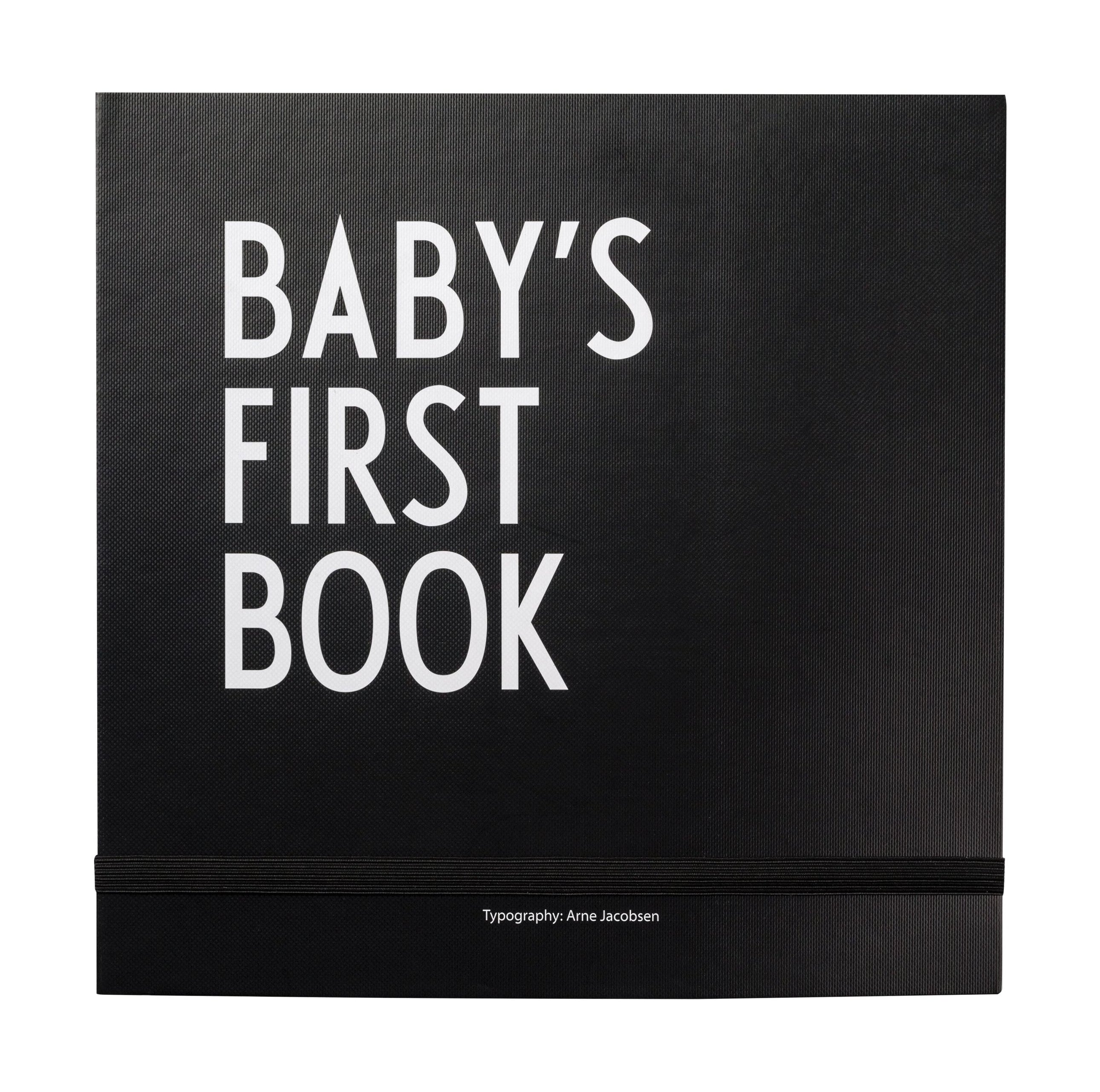 Design Letters Babys erstes Buch, Black