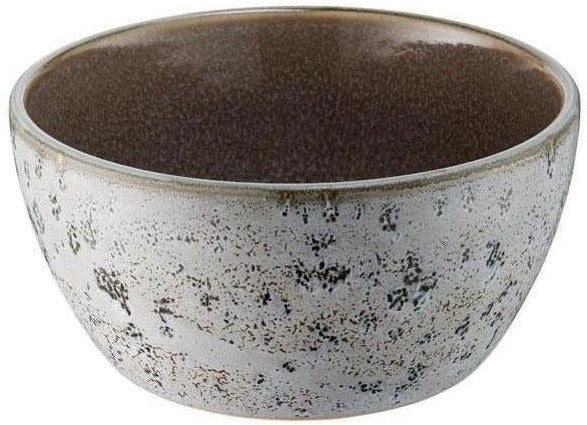 Bitz Bowl, grigio/marrone scuro, Ø 12 cm